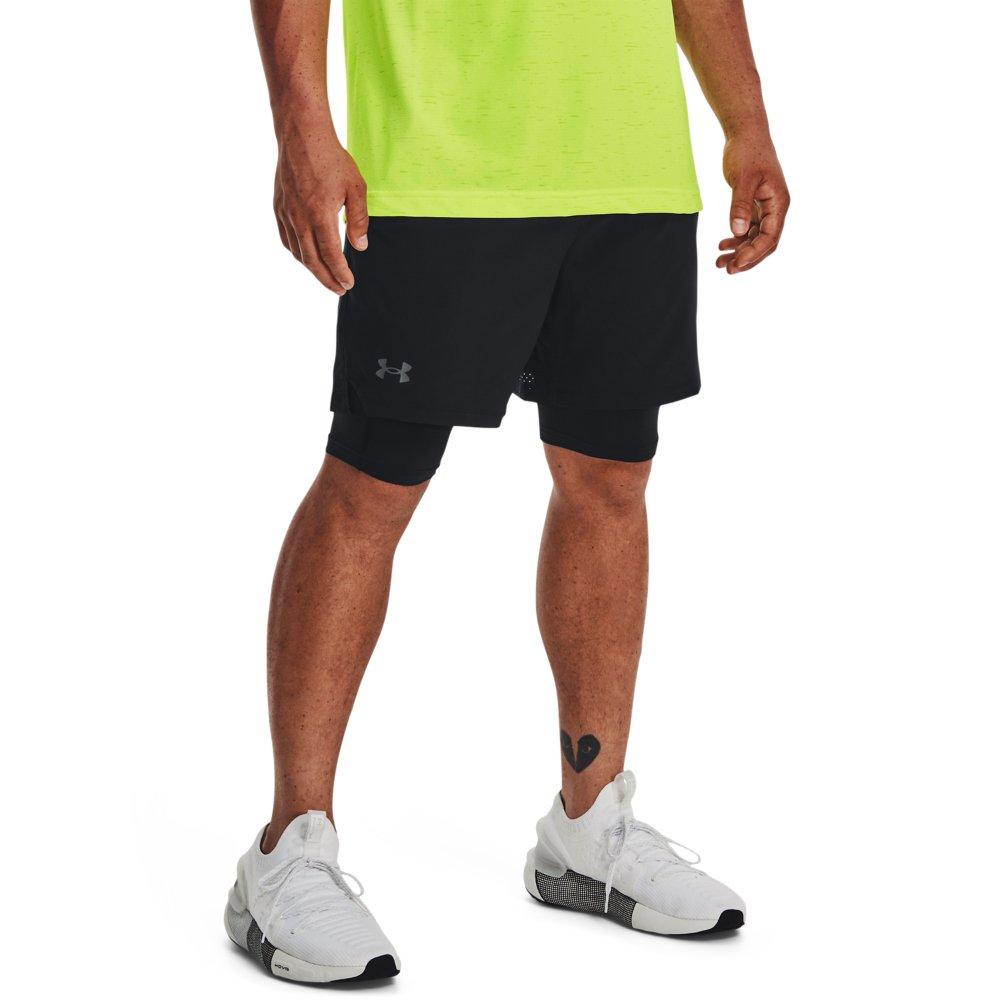 Under Armour Men's Vanish Woven 2-in-1 Shorts - BLACK Thumbnail View 1