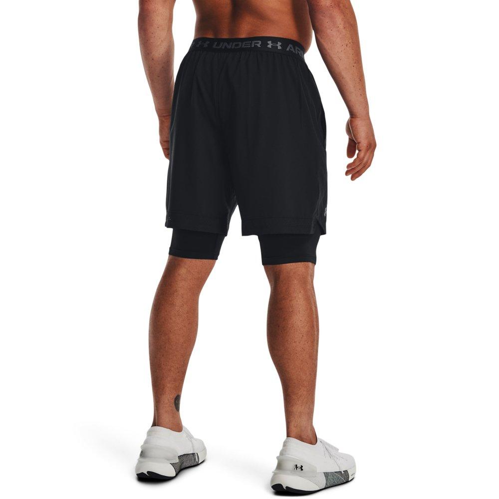 Under Armour Men's Vanish Woven 2-in-1 Shorts - BLACK Thumbnail View 2
