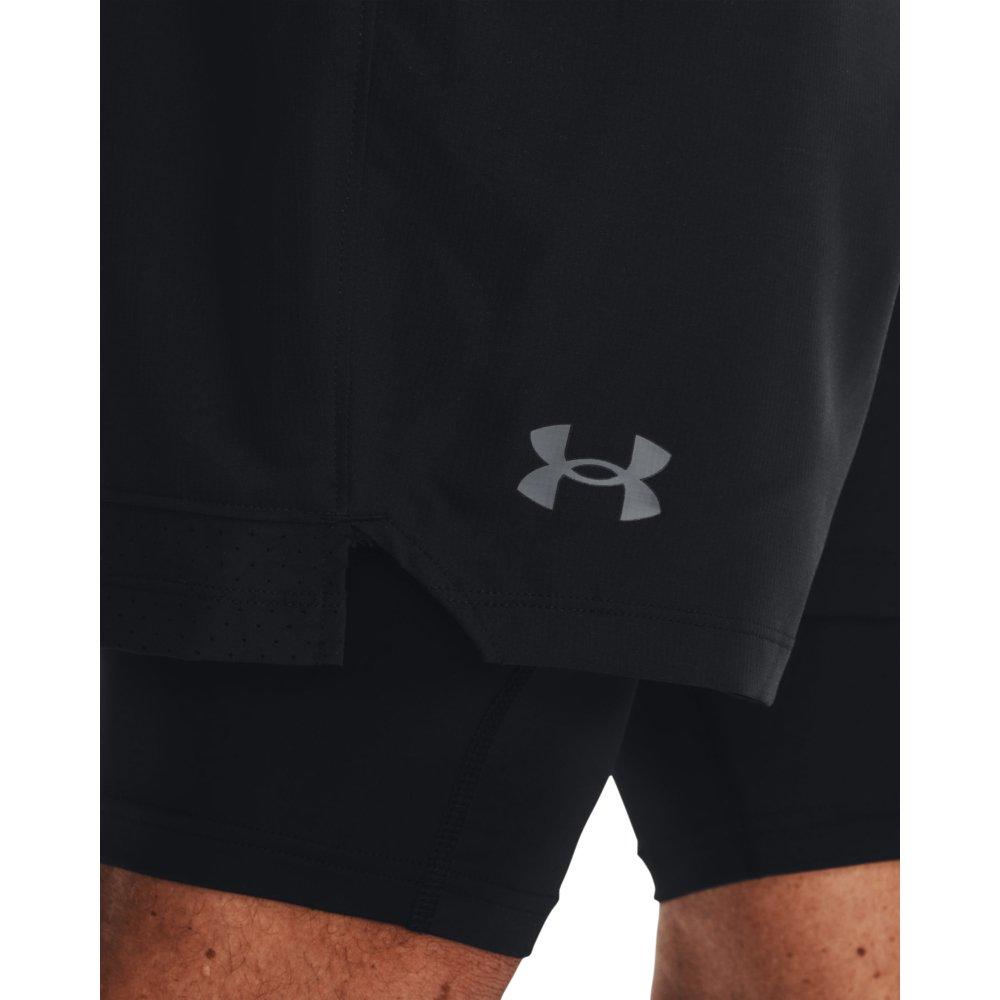 Under Armour Men's Vanish Woven 2-in-1 Shorts - BLACK Thumbnail View 4