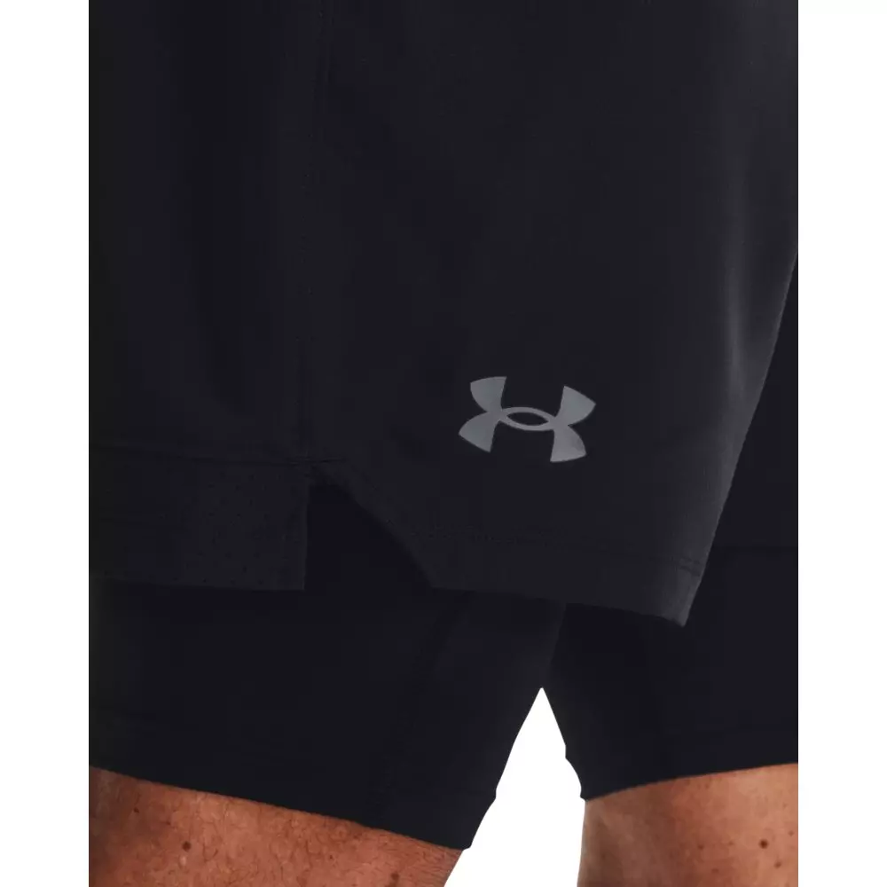Under Armour Men's Vanish Woven 2-in-1 Shorts - BLACK