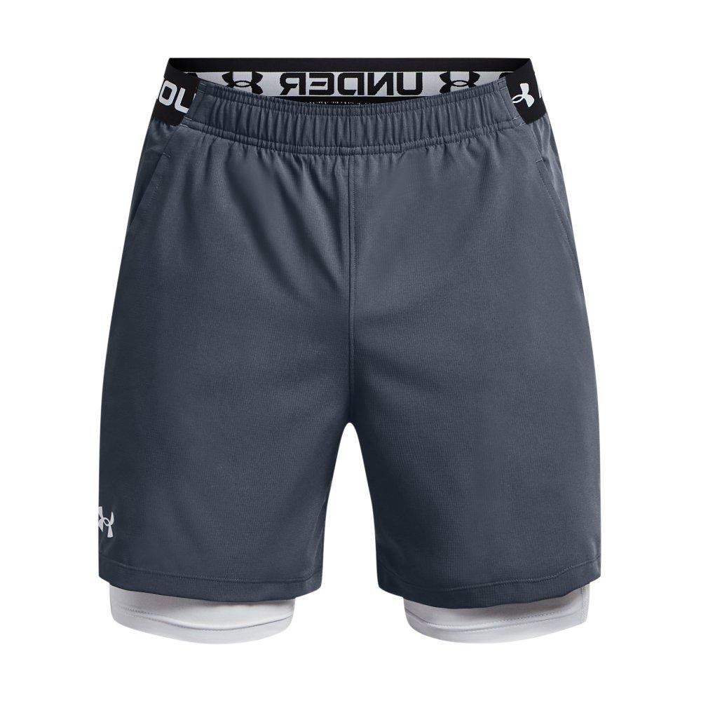Under Armour Men's Vanish Woven 2-in-1 Shorts - GREY Thumbnail View 5