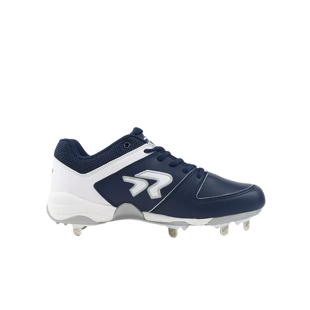 RIP-IT Ringor Flite "Navy/White" Women's Softball Cleat with Spikes - NAVY/WHITE