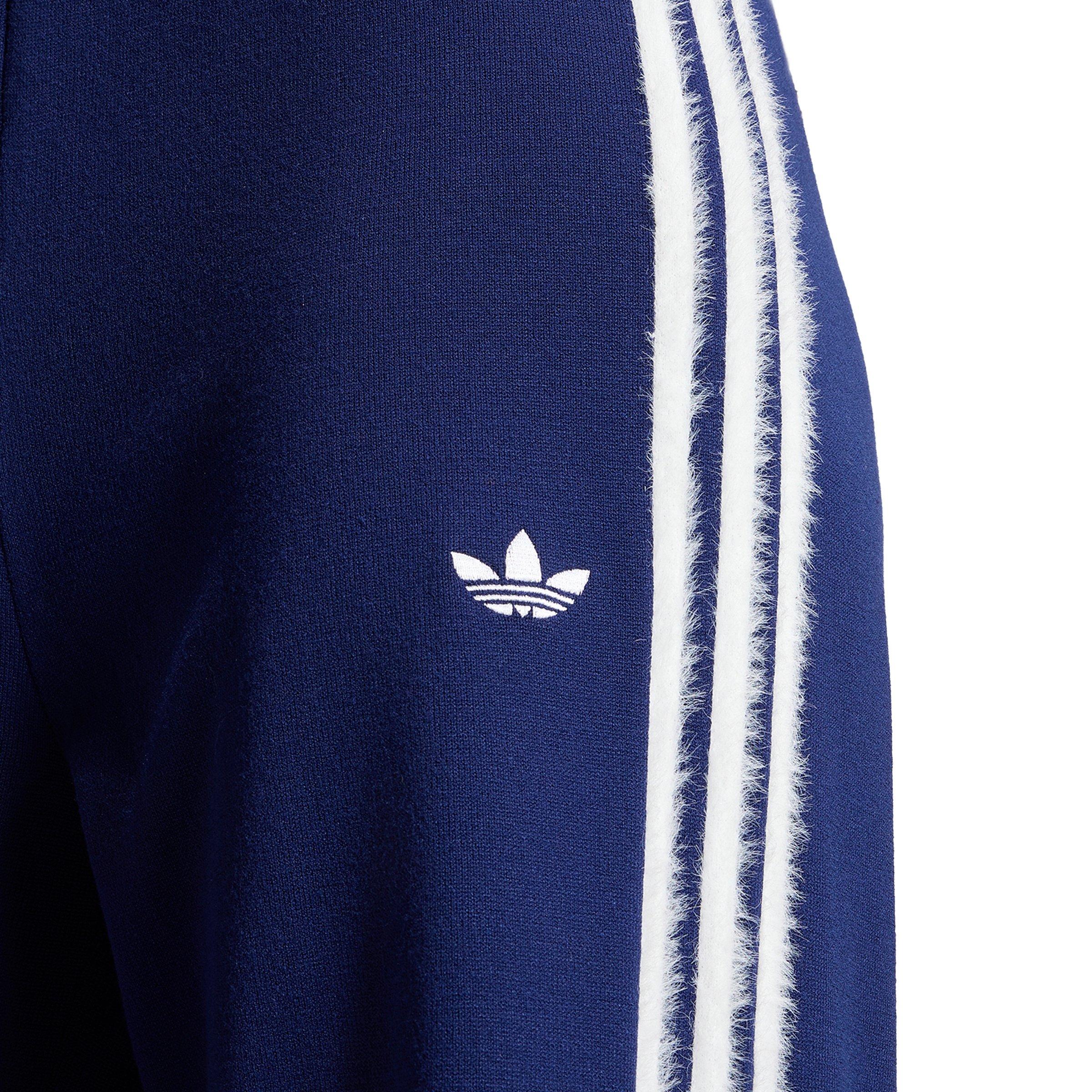 adidas Originals Women's Knit Firebird Track Pants - Dk Blue/White - DK BLUE/WHITE