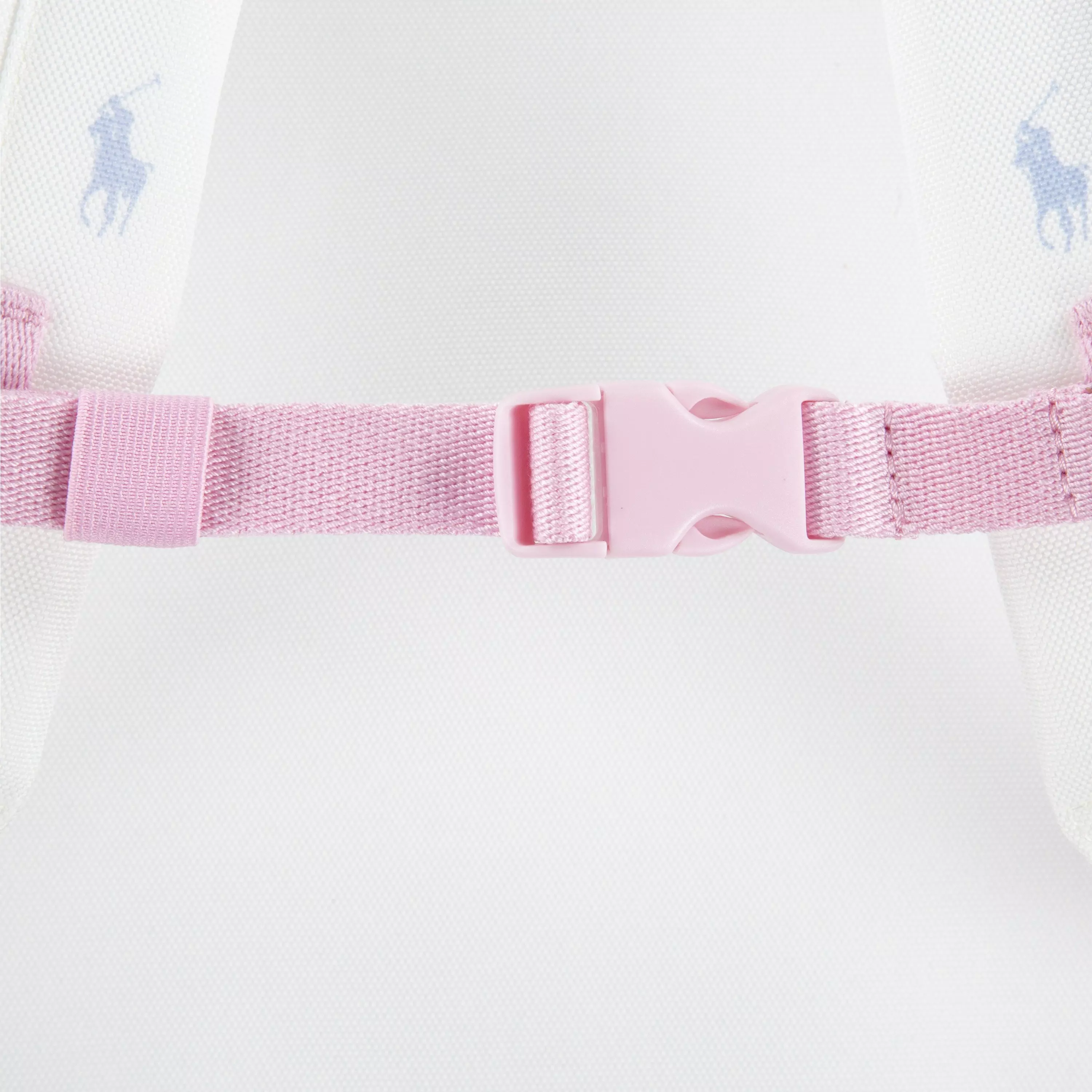 Polo Ralph Lauren Allover Logo Printed Large Backpack - White - WHITE