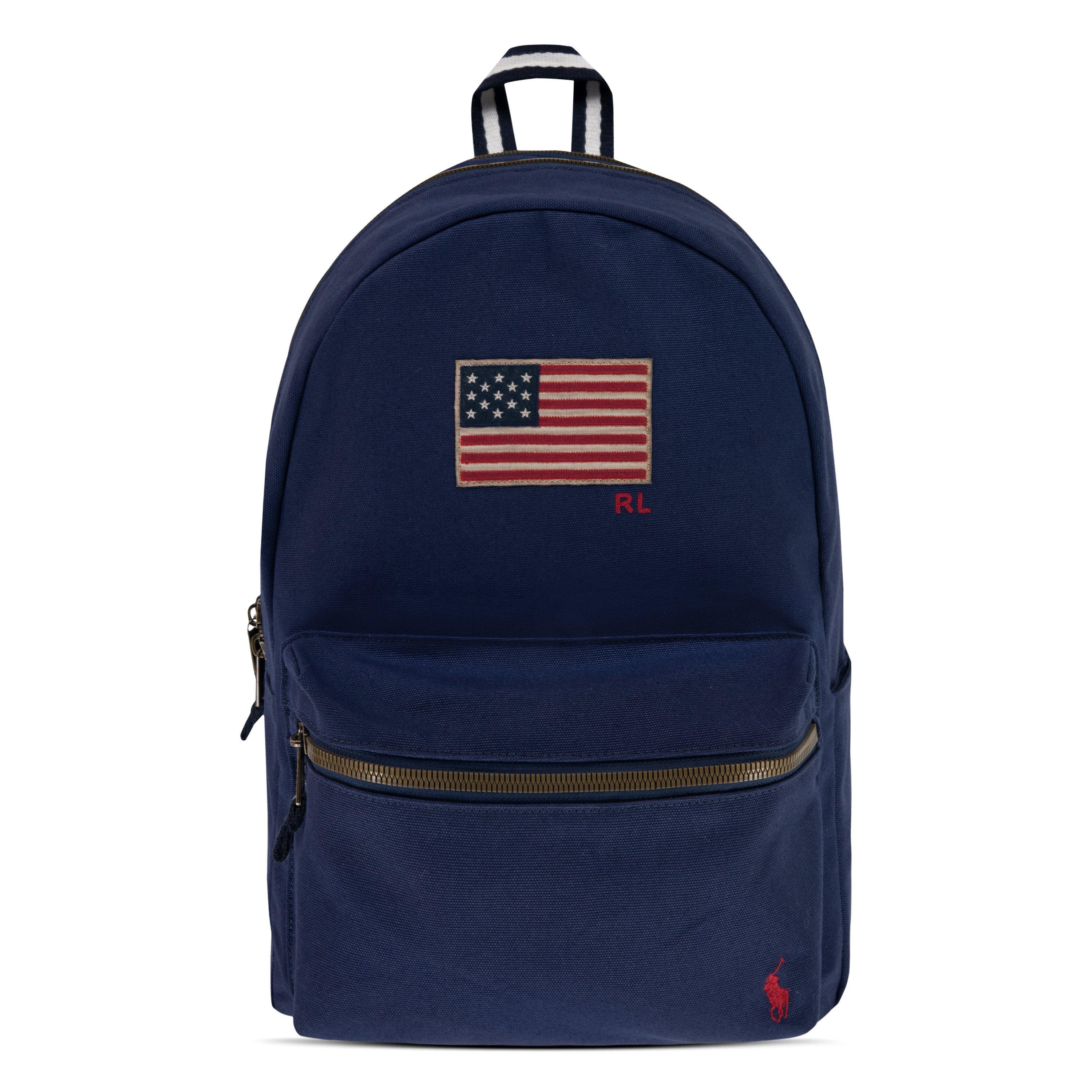 Polo Ralph Lauren Americana Backpack - Navy - NAVY Thumbnail View 1