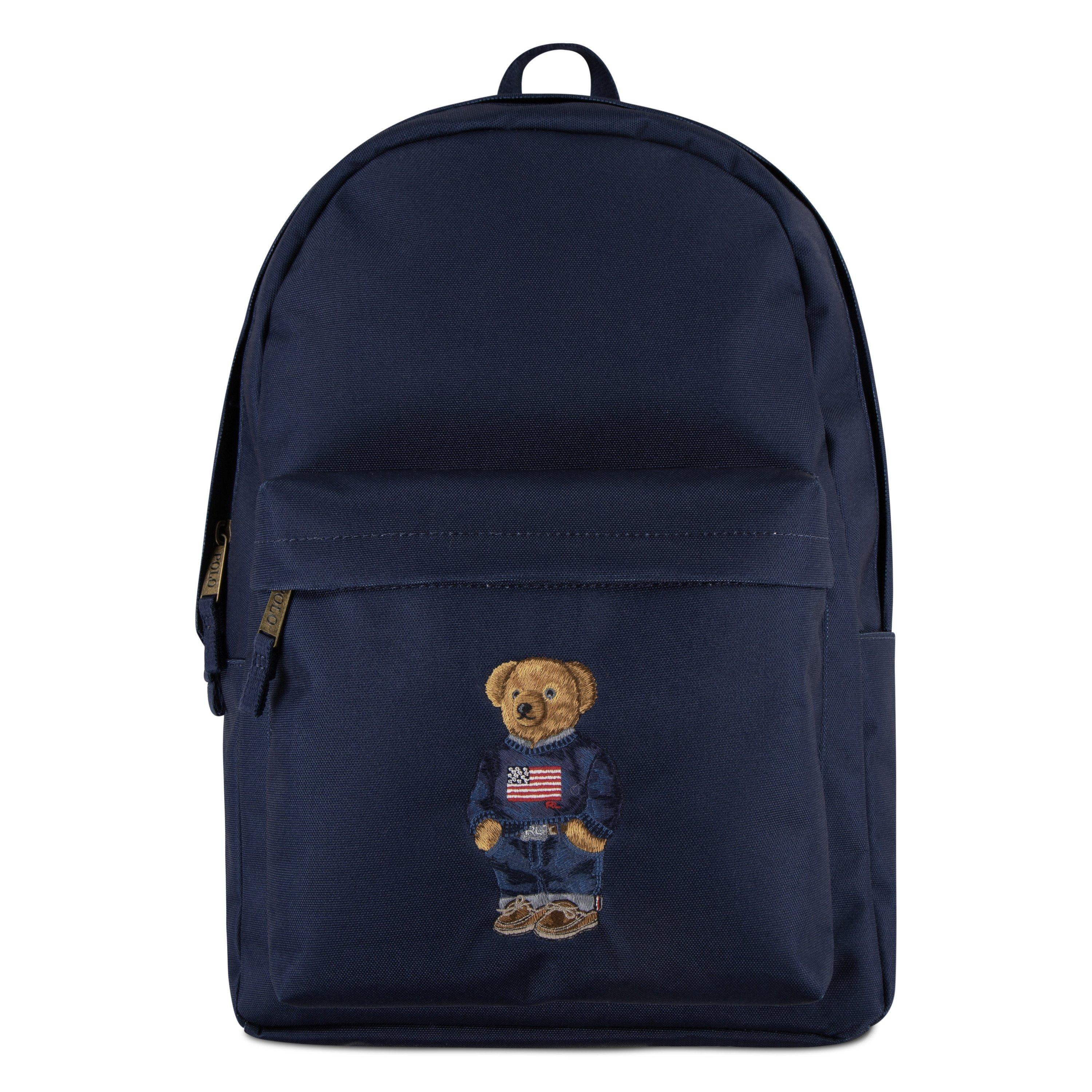 Polo Ralph Lauren Bear Backpack - Navy - NAVY Thumbnail View 1