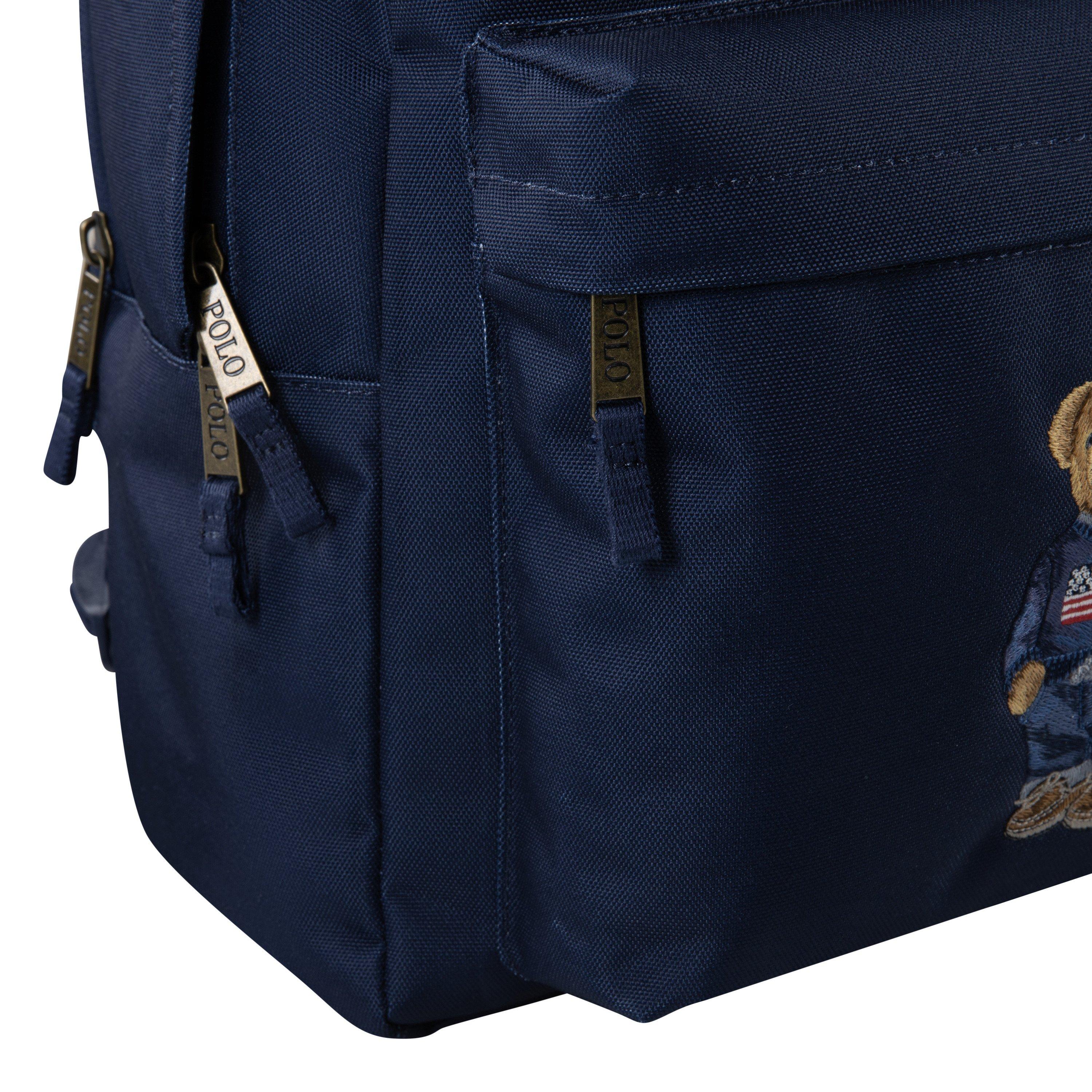 Polo Ralph Lauren Bear Backpack - Navy - NAVY Thumbnail View 7