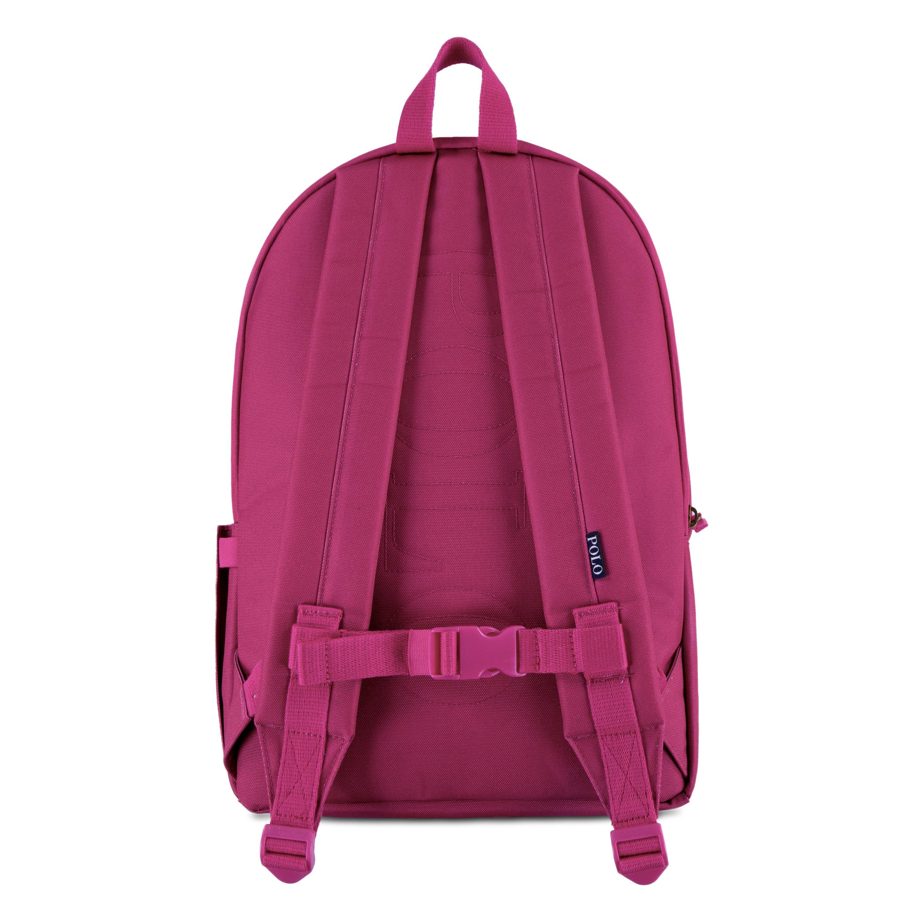 Polo Ralph Lauren Poly Pony Backpack - Pink - PINK Thumbnail View 2