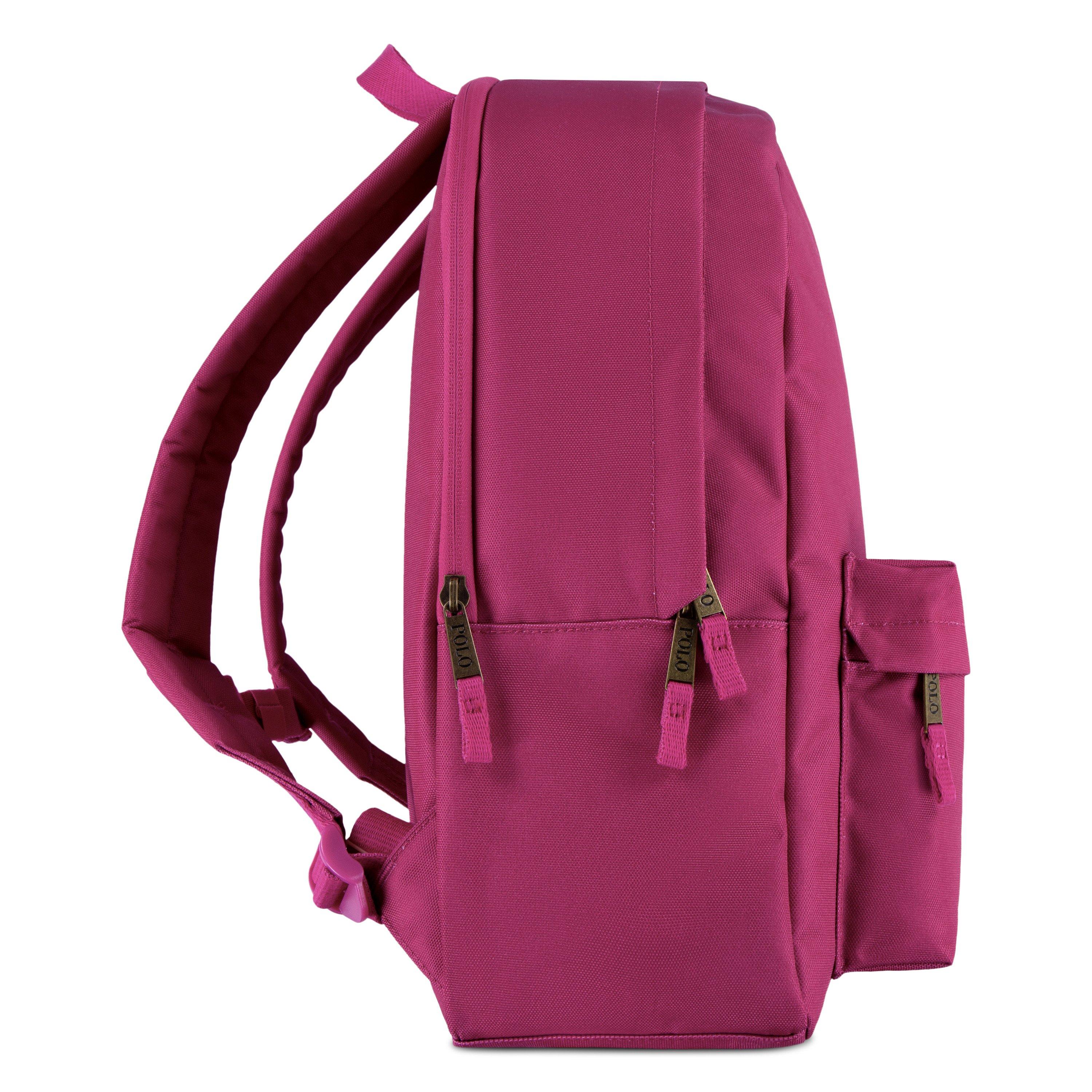 Polo Ralph Lauren Poly Pony Backpack - Pink - PINK Thumbnail View 3
