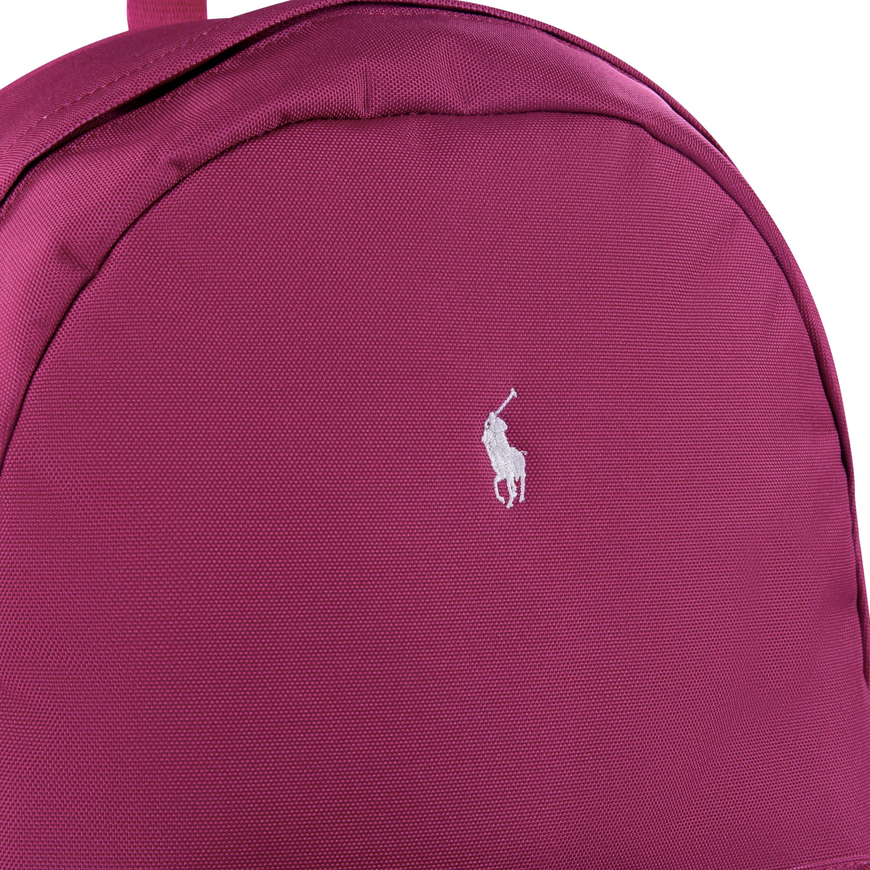 Polo Ralph Lauren Poly Pony Backpack - Pink - PINK Thumbnail View 5
