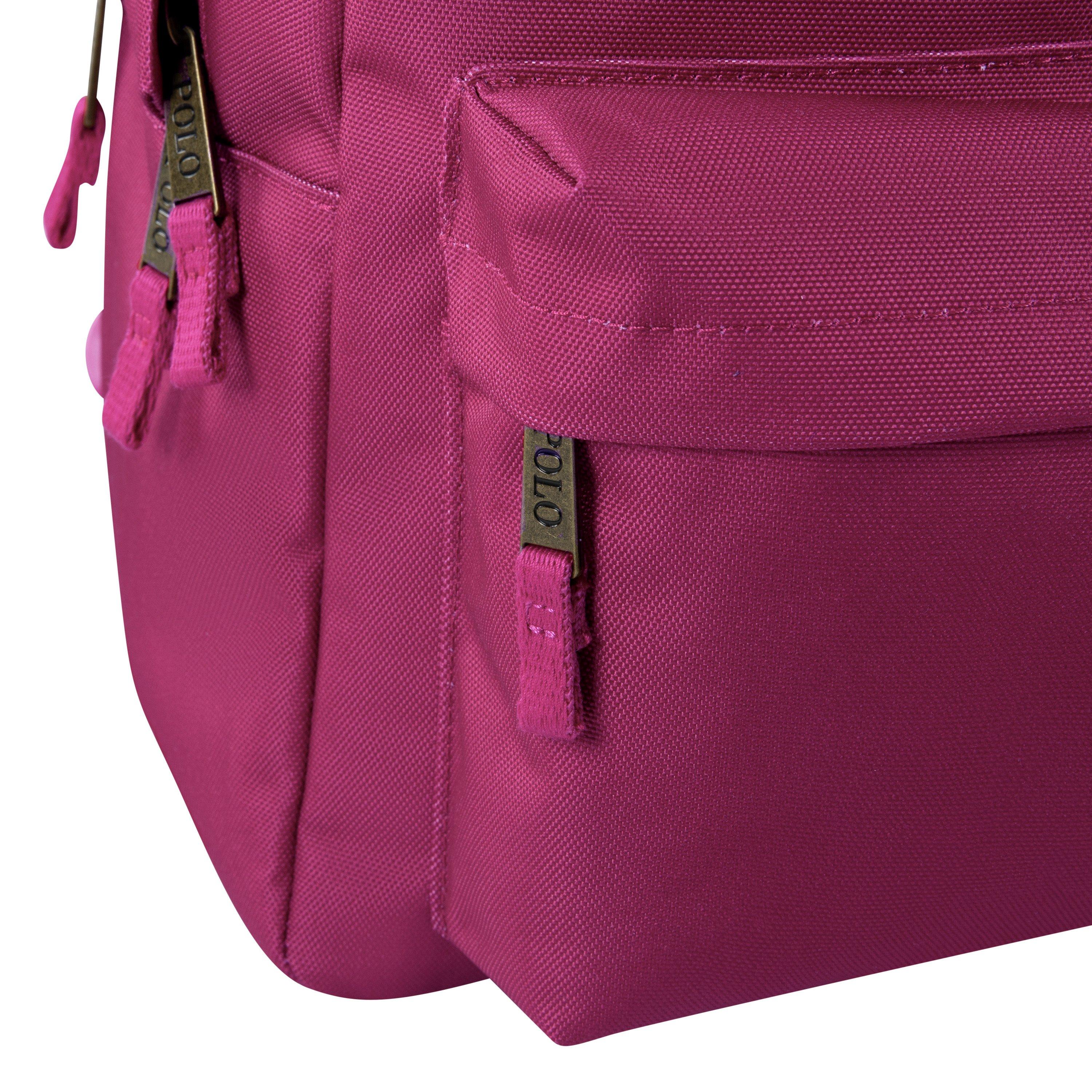 Polo Ralph Lauren Poly Pony Backpack - Pink - PINK Thumbnail View 7
