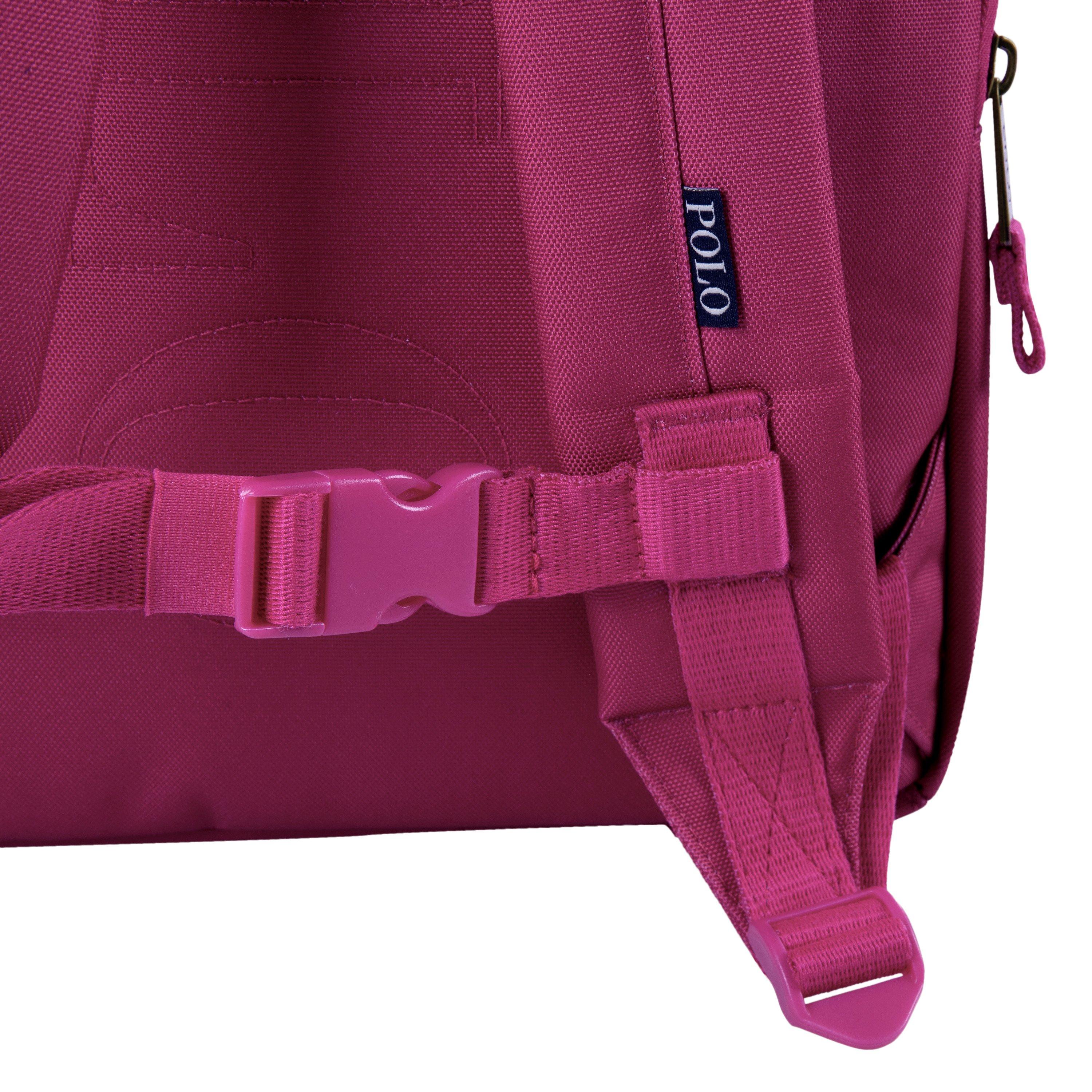 Polo Ralph Lauren Poly Pony Backpack - Pink - PINK Thumbnail View 8