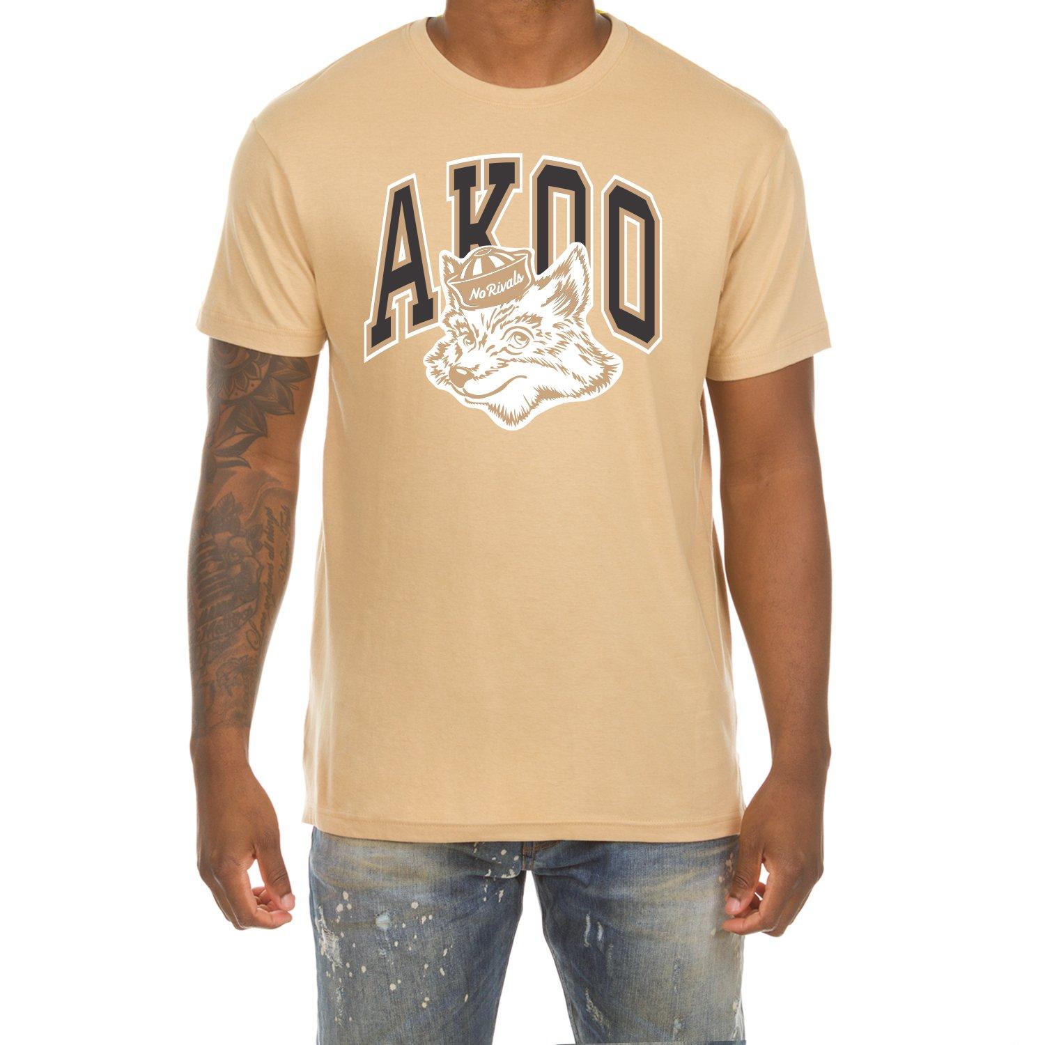 AKOO Men's Uni Slick Tee Shirt-Sand - SAND