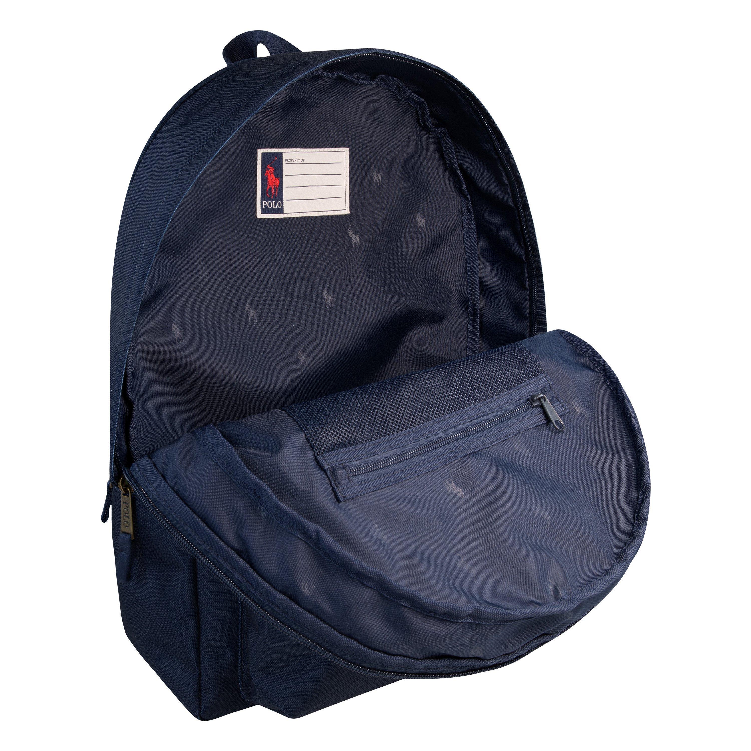 Polo Ralph Lauren Poly Pony Backpack - Navy - NAVY Thumbnail View 6