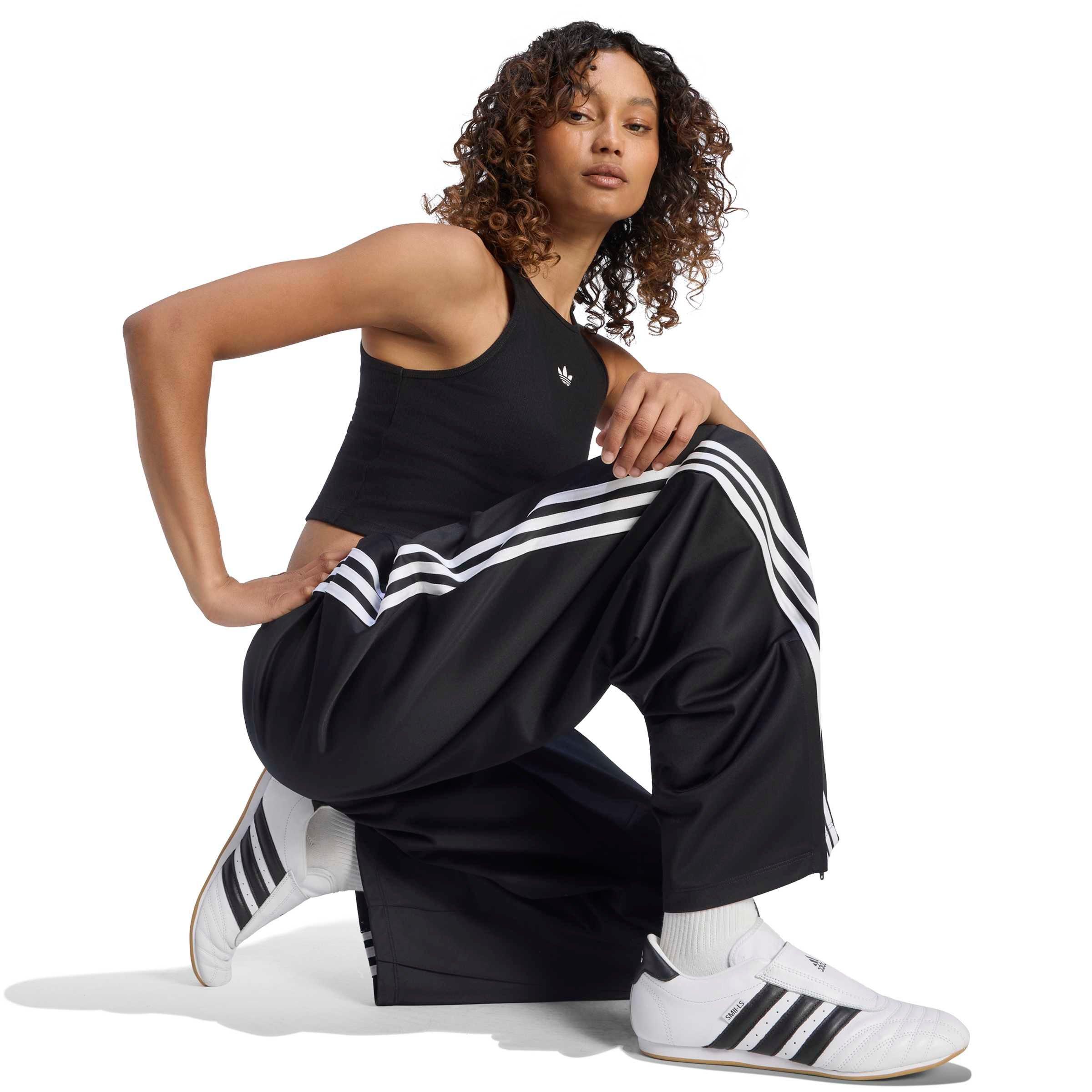 adidas Originals Women's Firebird Barrel Tracksuit Bottoms - Black - BLACK