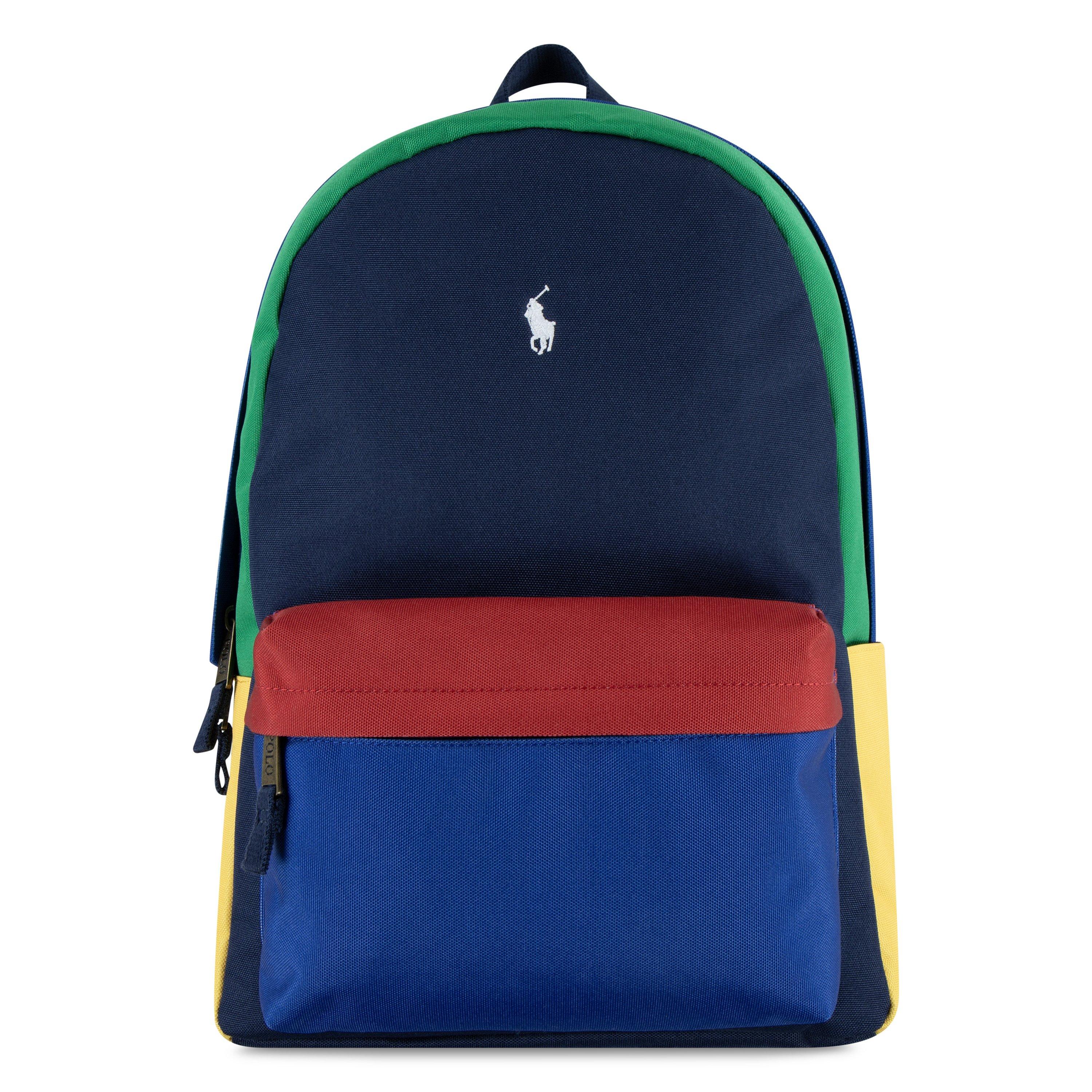 Polo Ralph Lauren Poly Pony Backpack - Black/Multi - BLACK/MULTI Thumbnail View 1