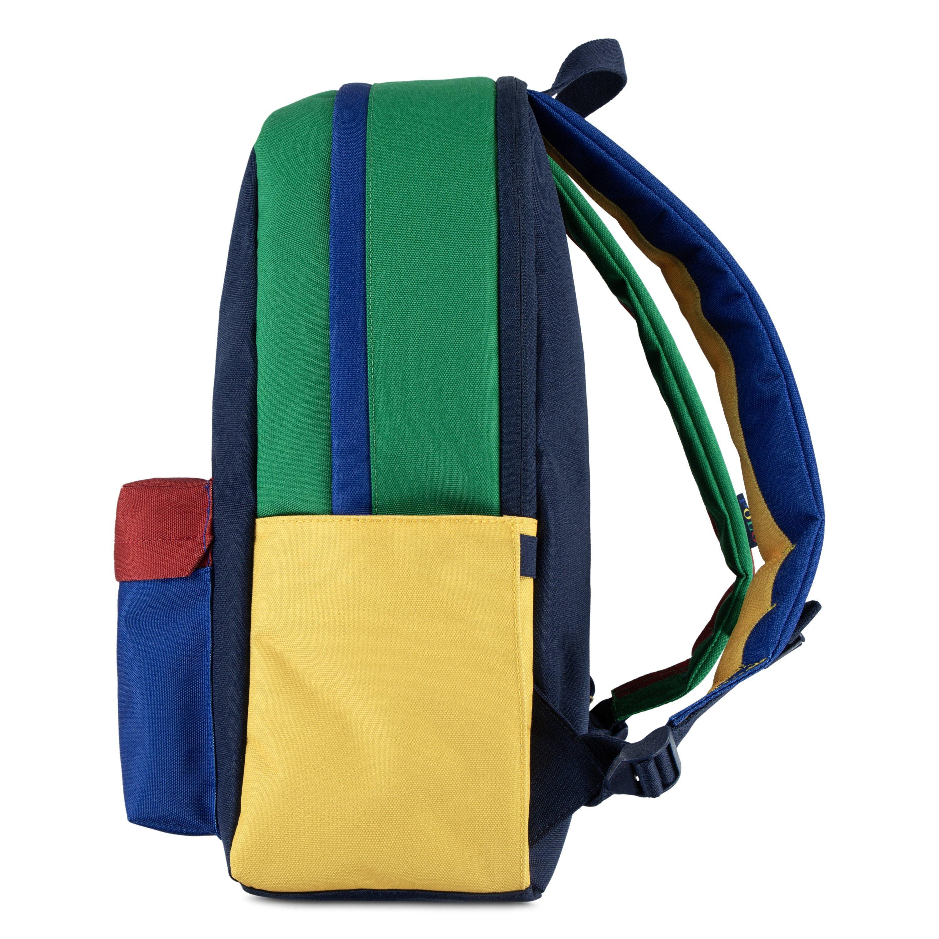 Polo Ralph Lauren Poly Pony Backpack - Black/Multi - BLACK/MULTI Thumbnail View 4