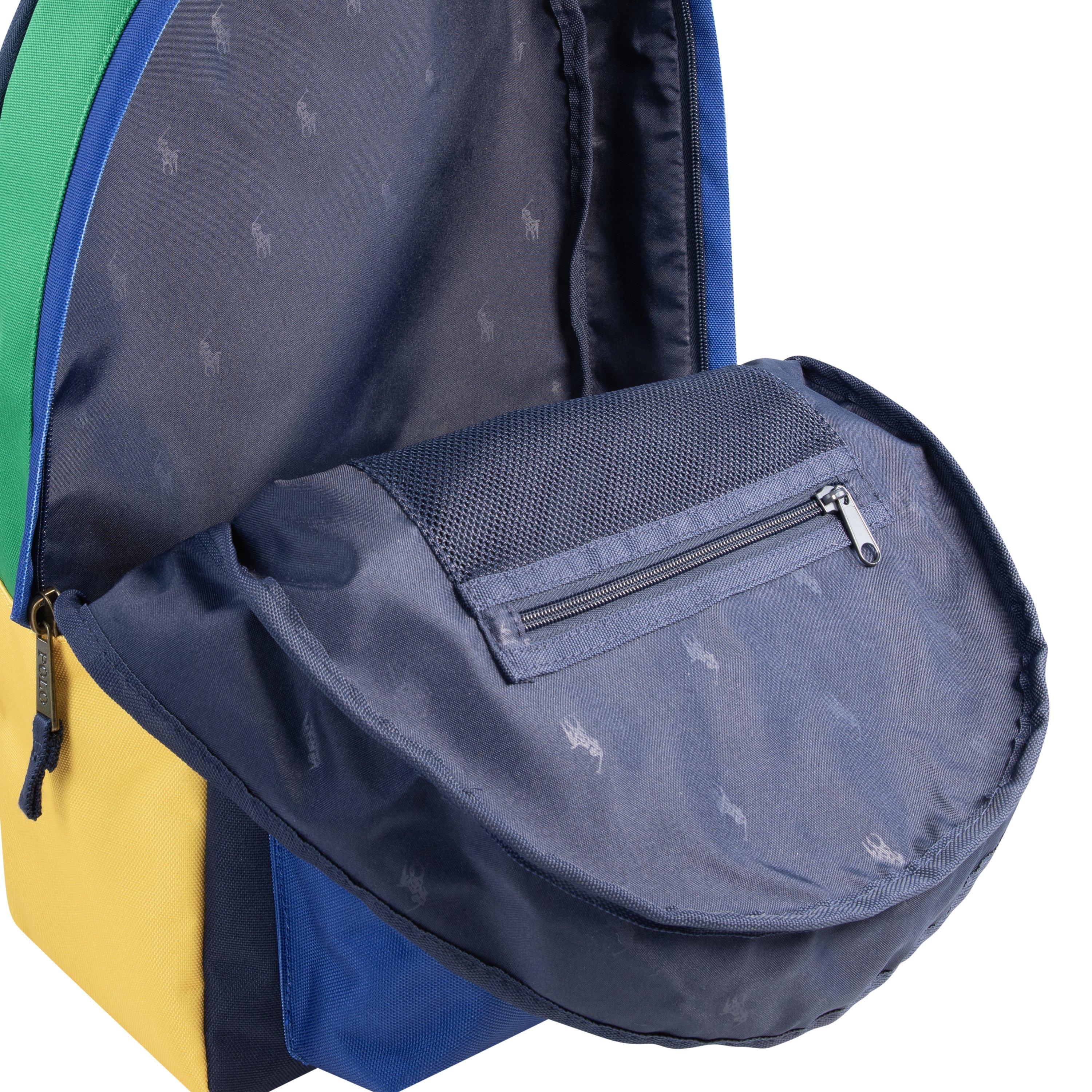 Polo Ralph Lauren Poly Pony Backpack - Black/Multi - BLACK/MULTI Thumbnail View 8