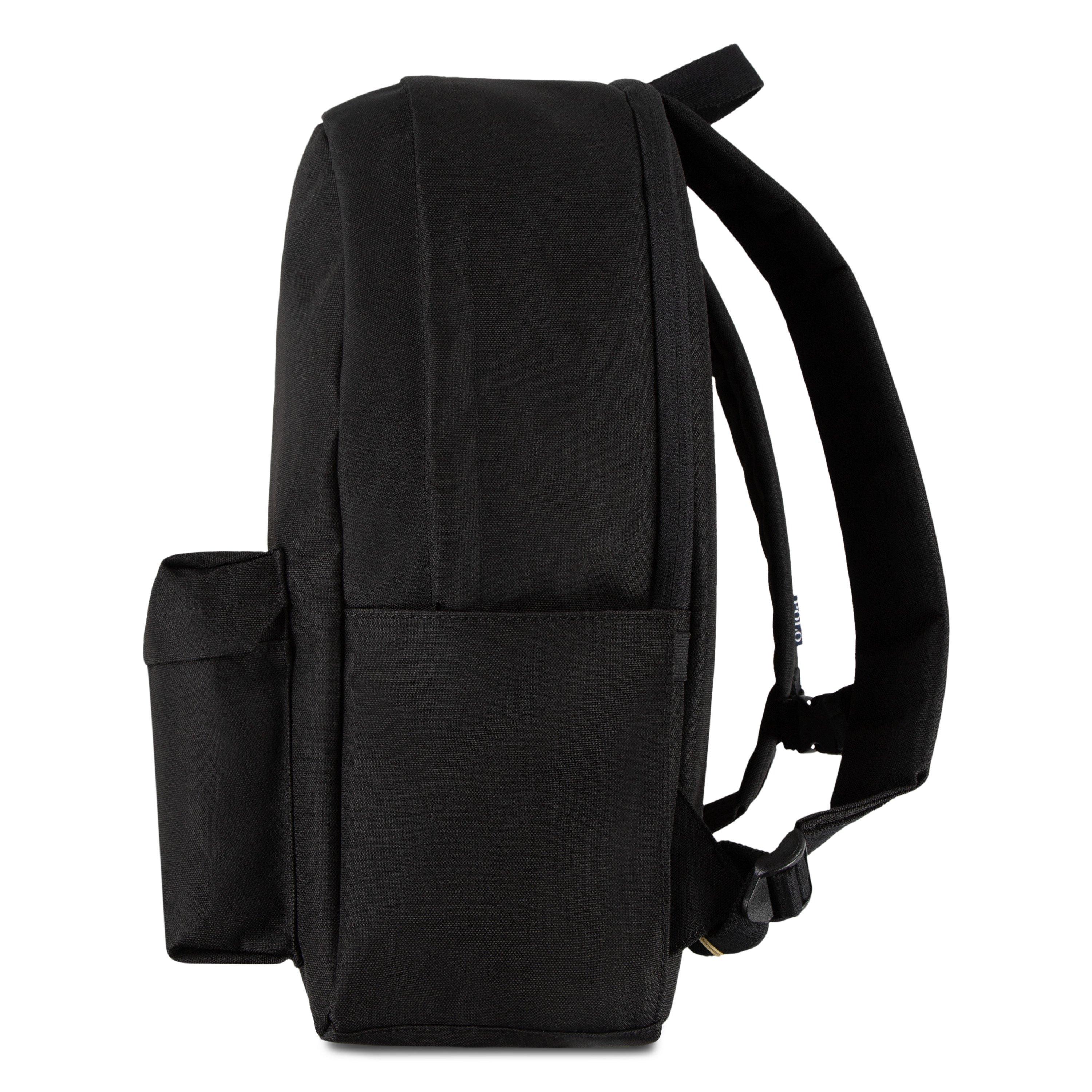 Polo Ralph Lauren Poly Pony Backpack - Black - BLACK Thumbnail View 4