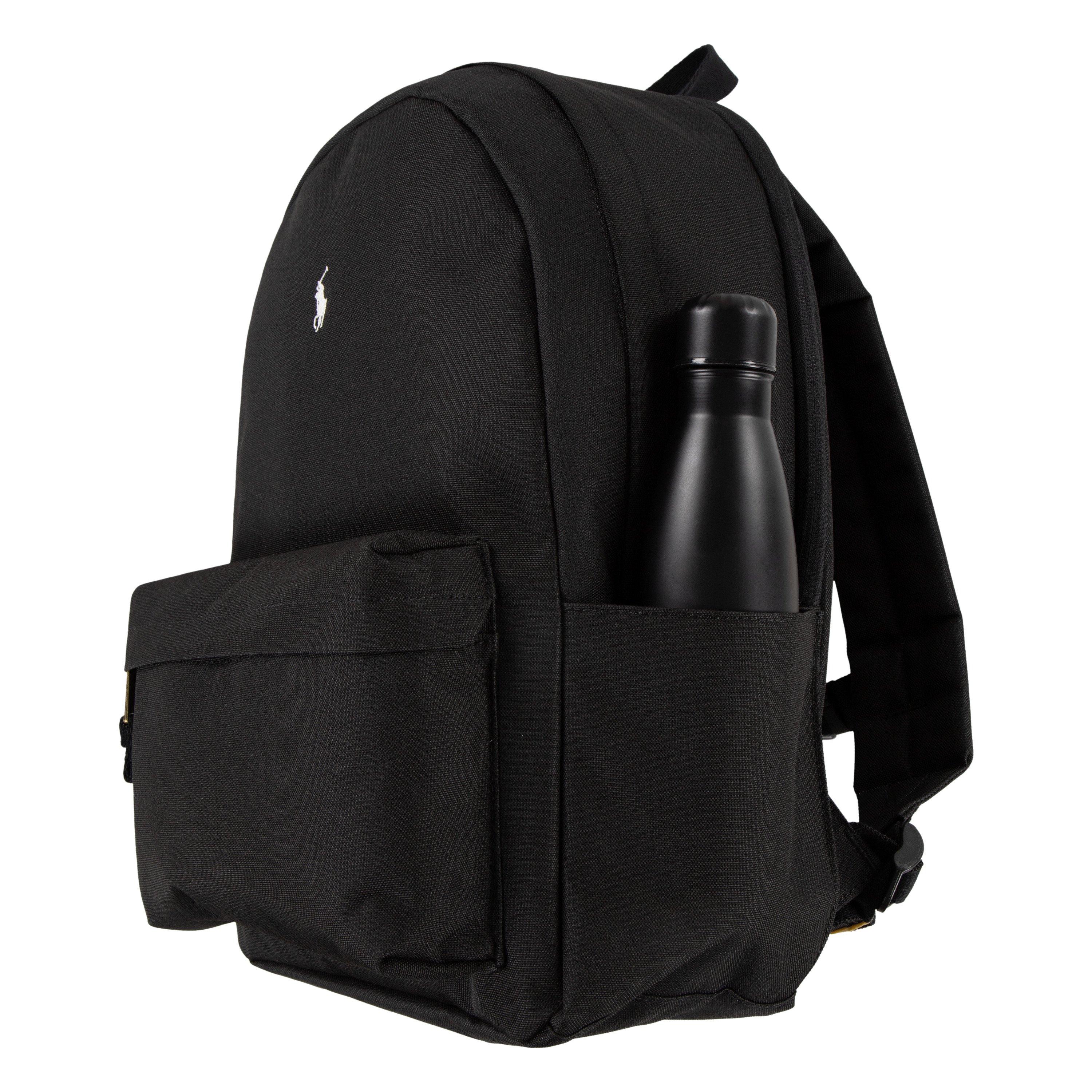 Polo Ralph Lauren Poly Pony Backpack - Black - BLACK Thumbnail View 6