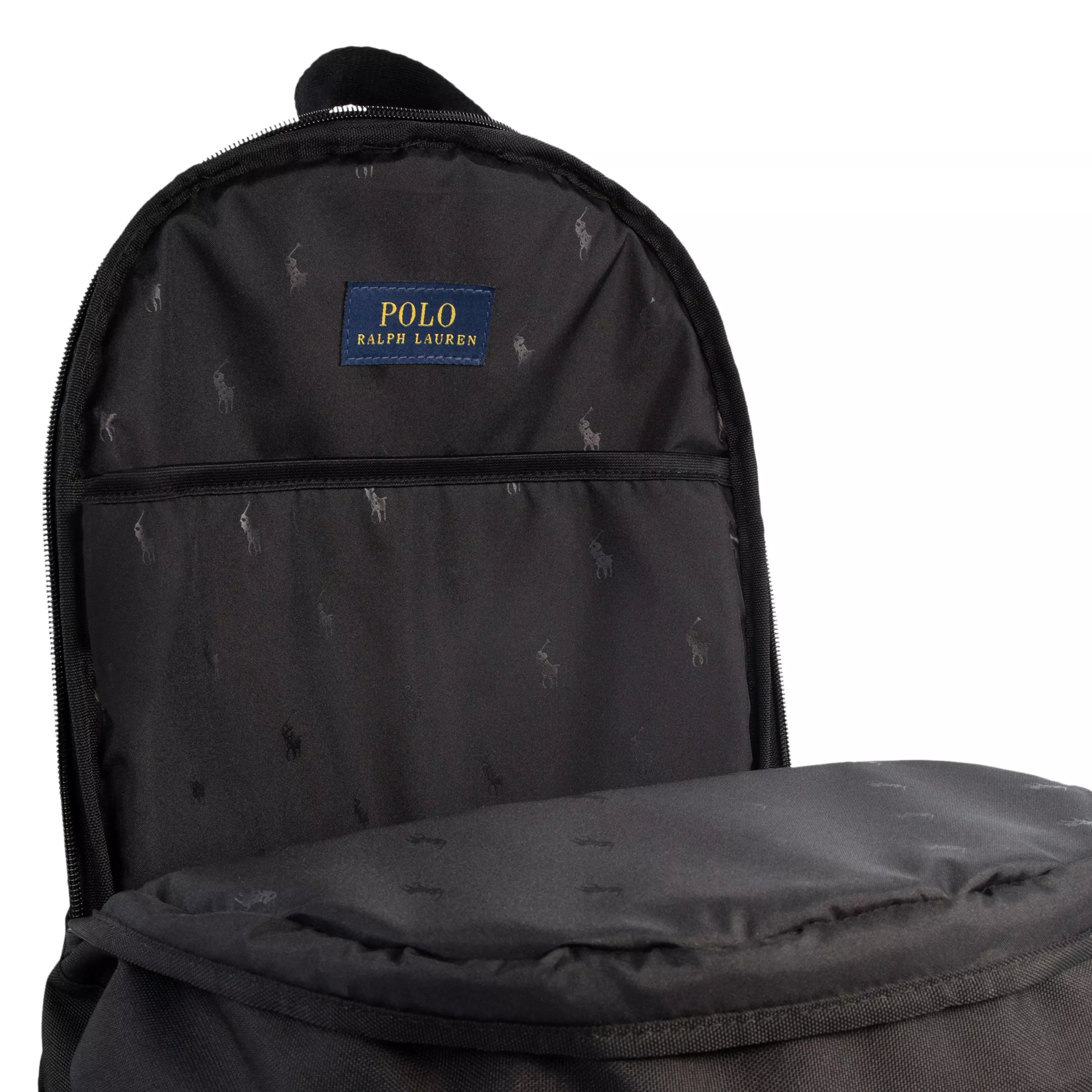 Polo Ralph Lauren Poly Pony Backpack -Black - BLACK