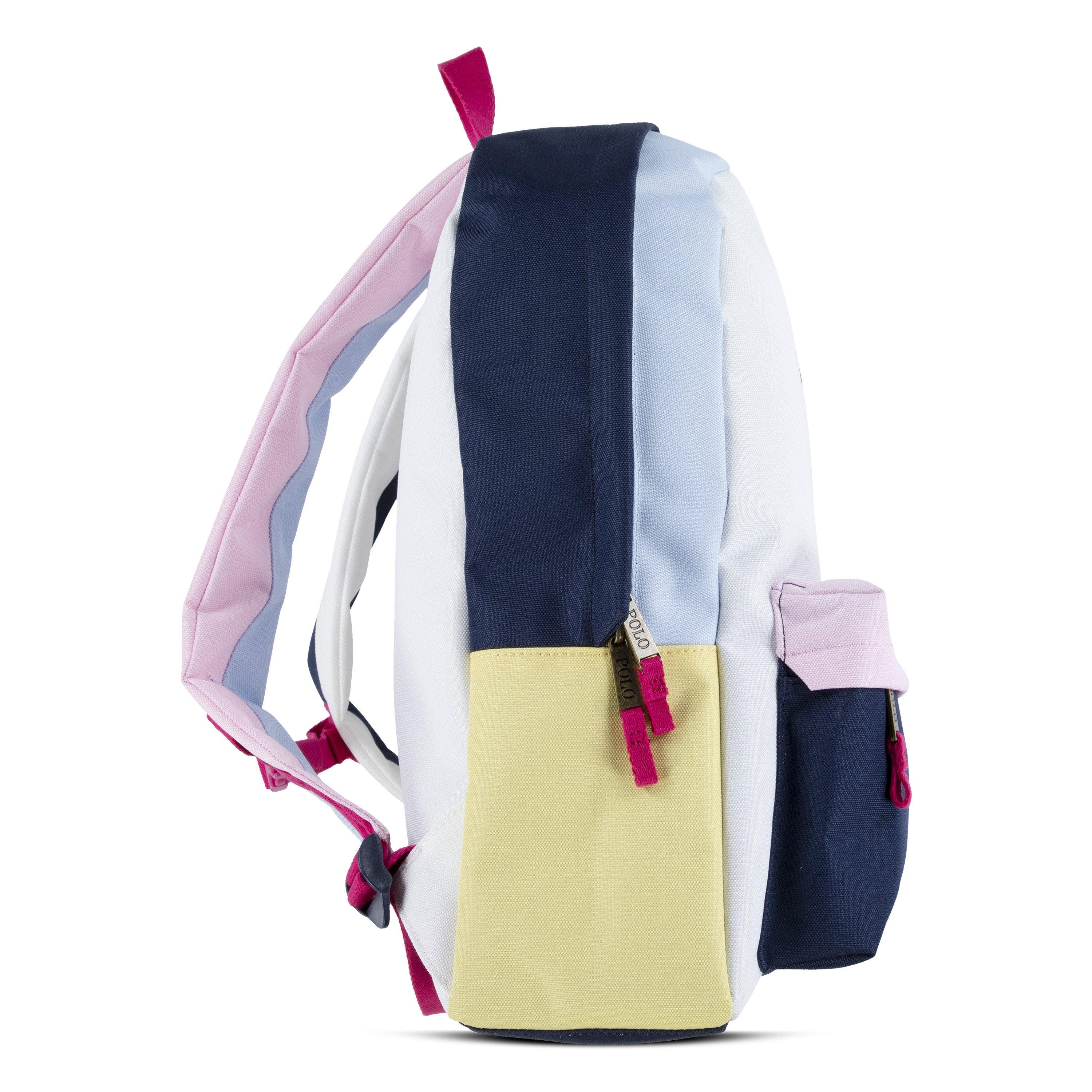 Polo Ralph Lauren Poly Pony Backpack - White/Multi - WHITE/MULTI Thumbnail View 3