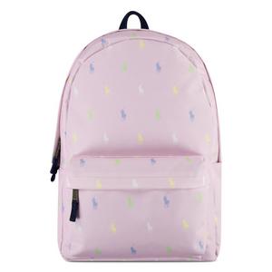 Polo Ralph Lauren Allover Logo Printed Backpack -Pink