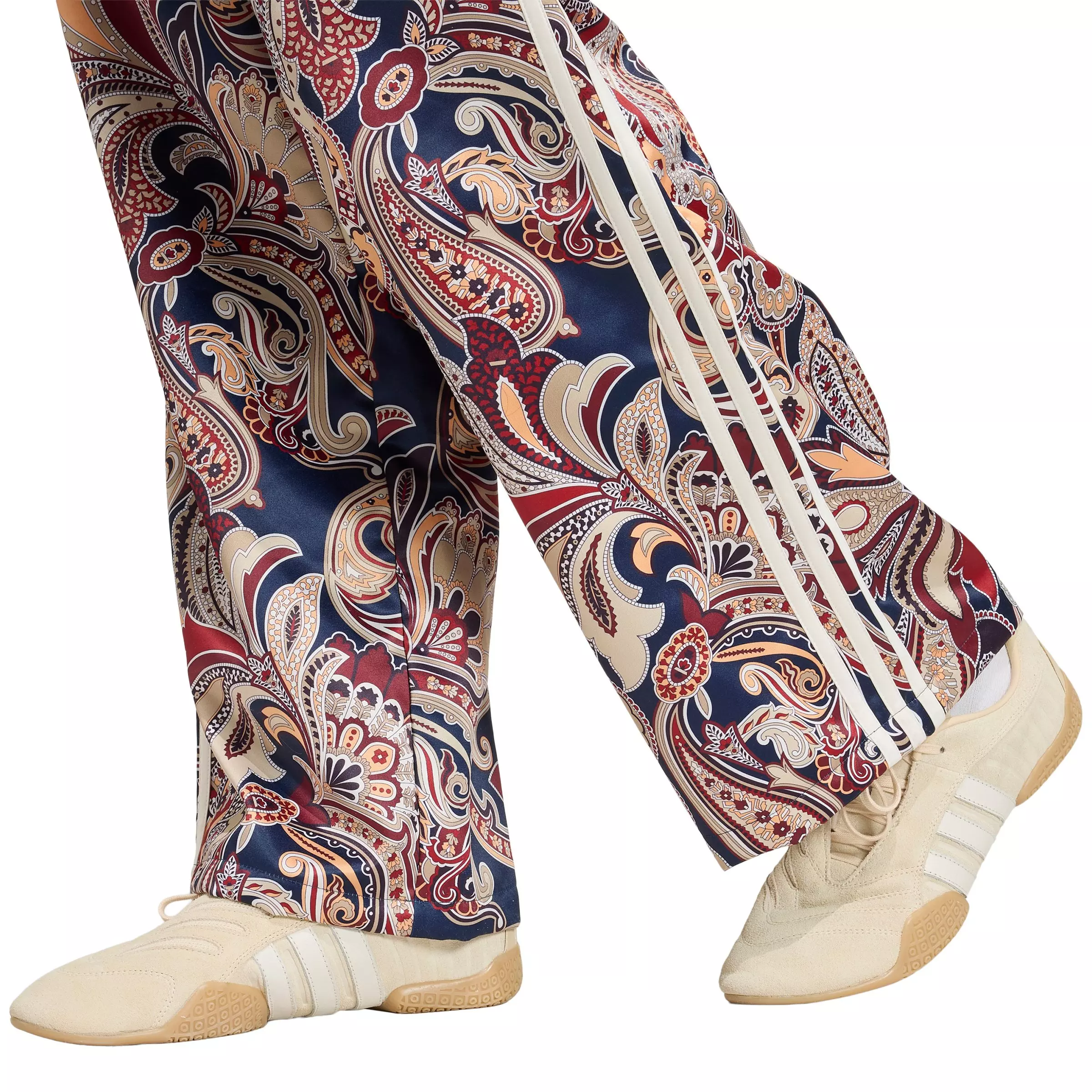 adidas Originals Women's x Liberty London Firebird Satin Trackpant - Multi-Color - MULTI-COLOR