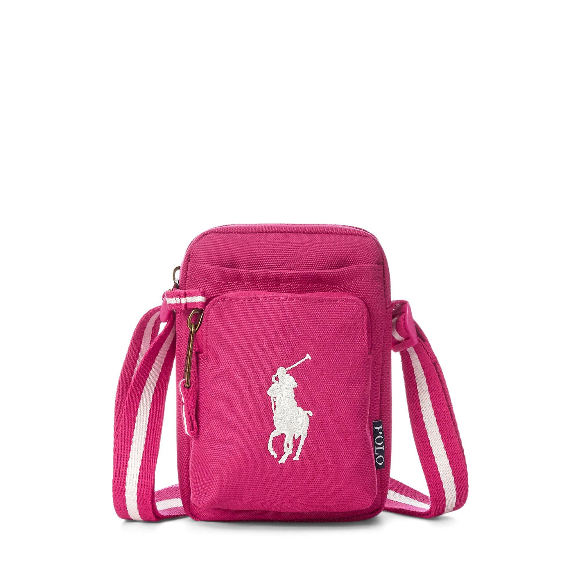 Polo Ralph Lauren Color Festival Crossbody Bag - Pink - PINK Thumbnail View 1