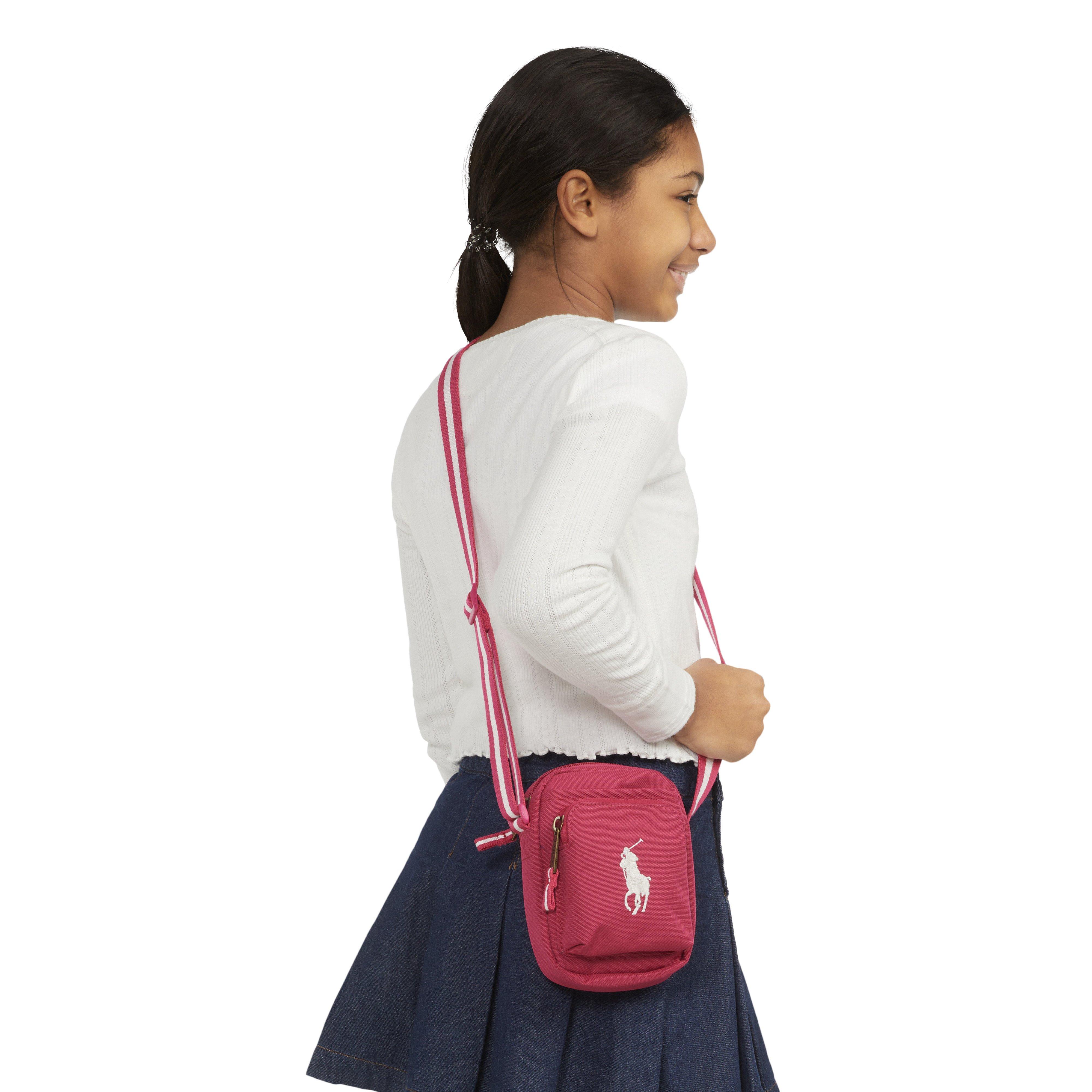 Polo Ralph Lauren Color Festival Crossbody Bag - Pink - PINK Thumbnail View 6
