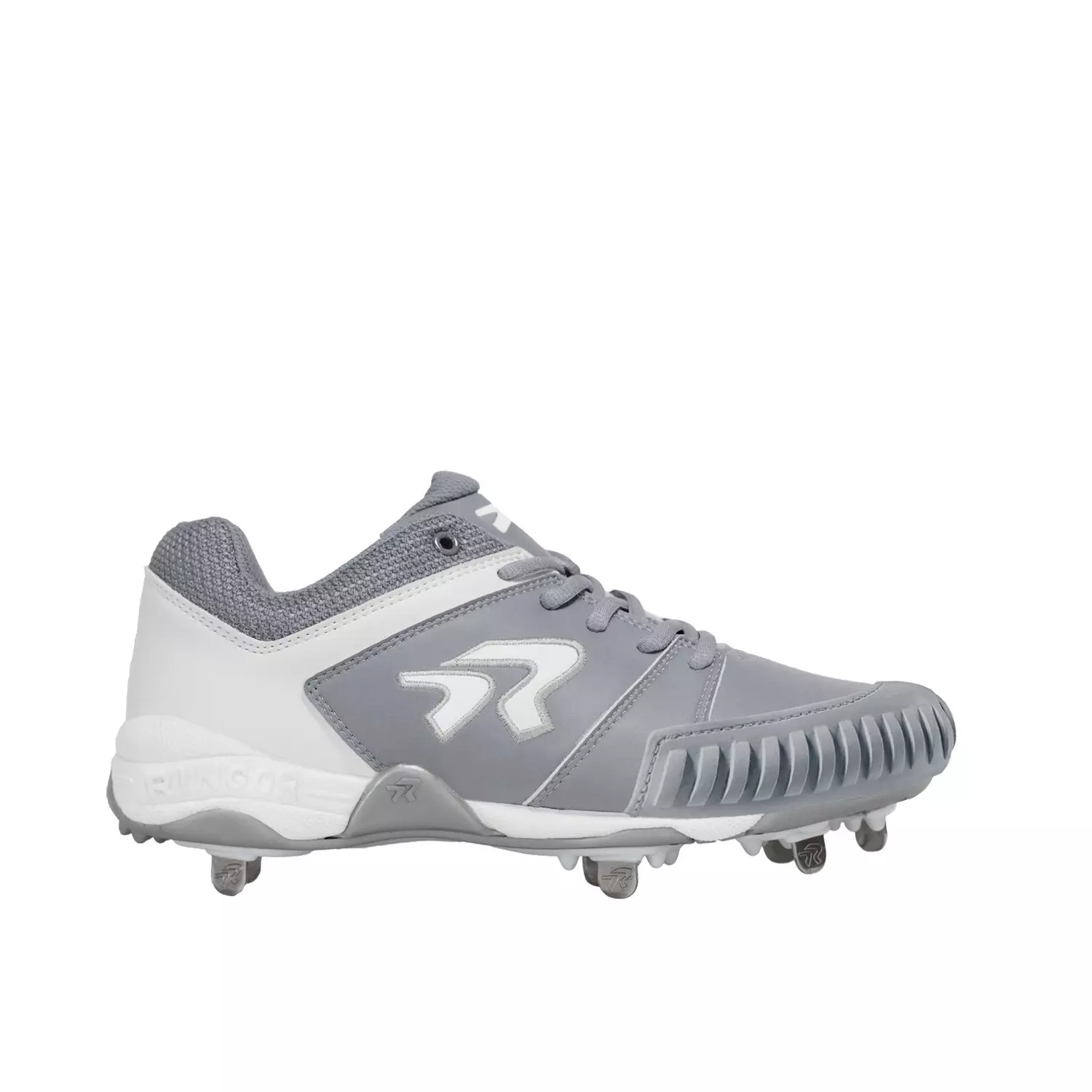RIP-IT Ringor Flite "Charcoal" Women's Softball Cleat with Spikes and Pitching Toe - CHARCOAL