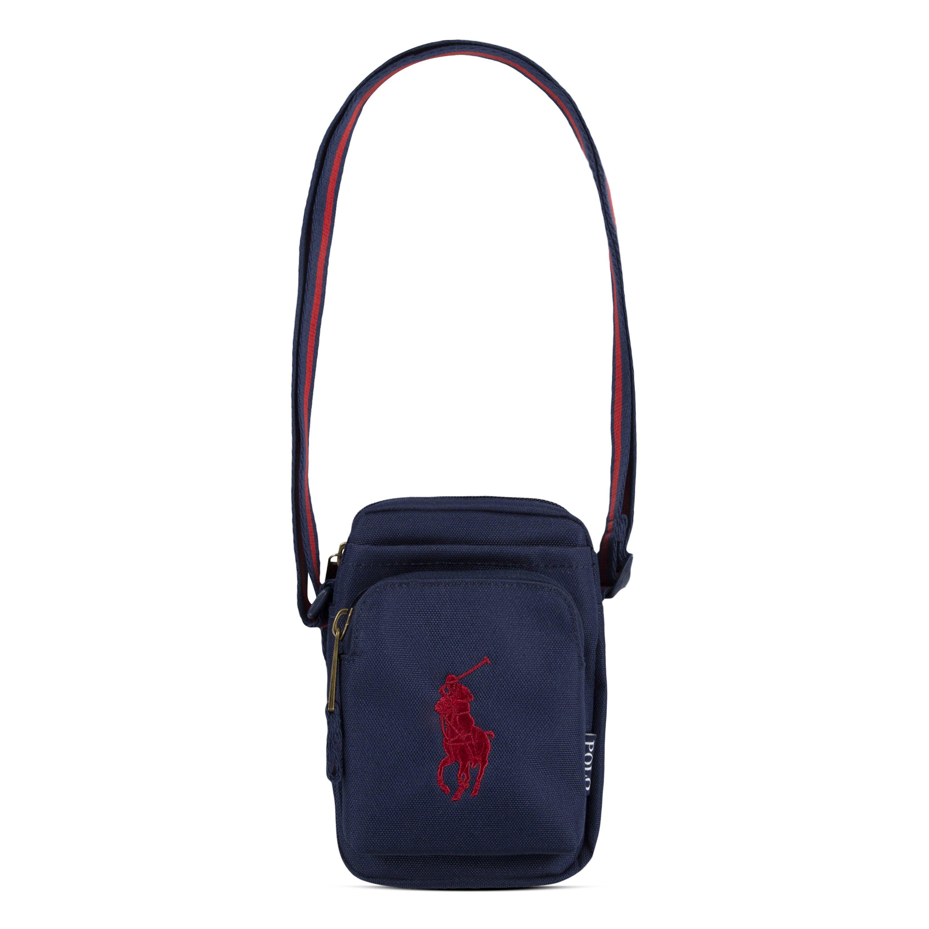 Polo Ralph Lauren Color Festival Crossbody Bag - Navy - NAVY Thumbnail View 3
