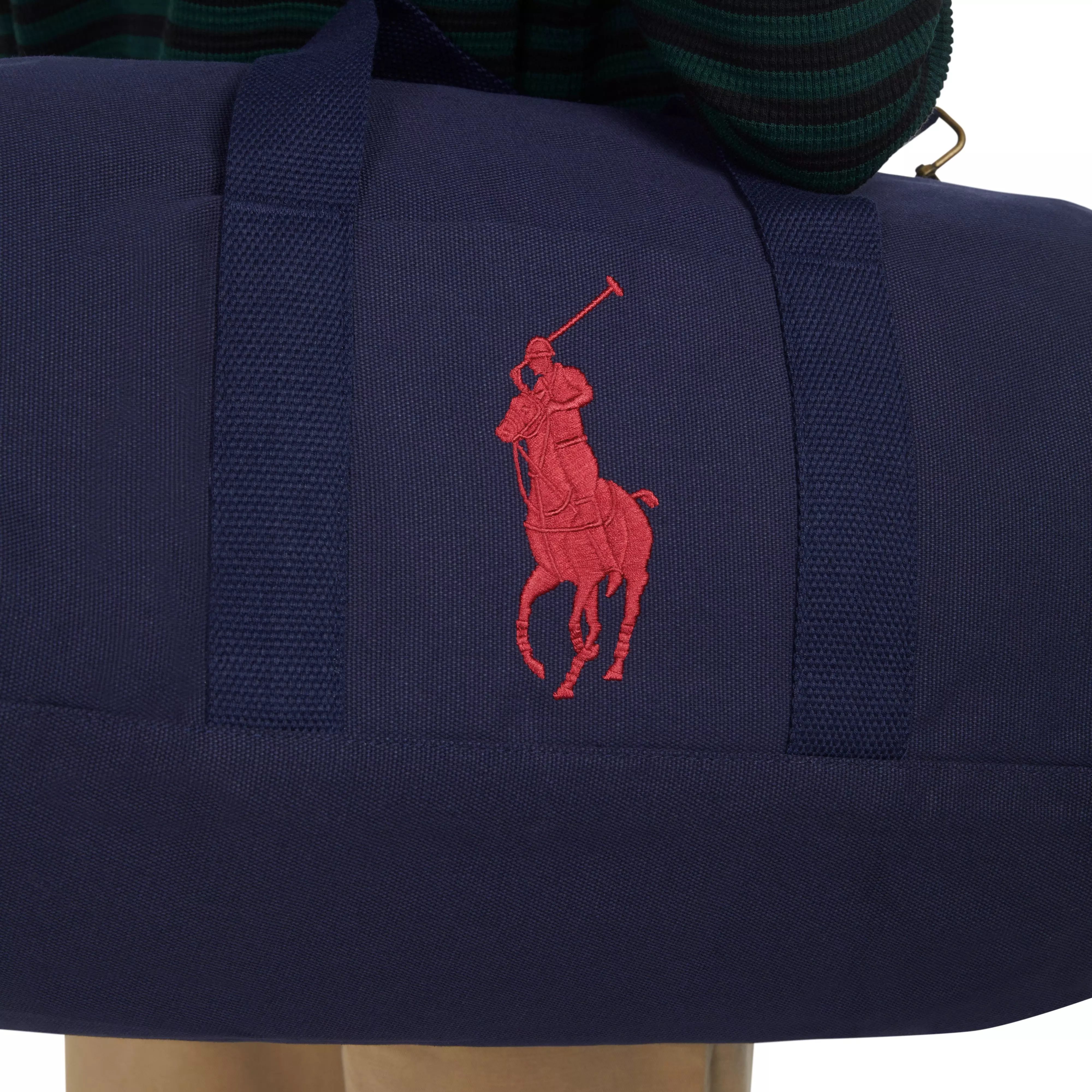 Polo Ralph Lauren Canvas Player Duffle Bag -Navy - NAVY