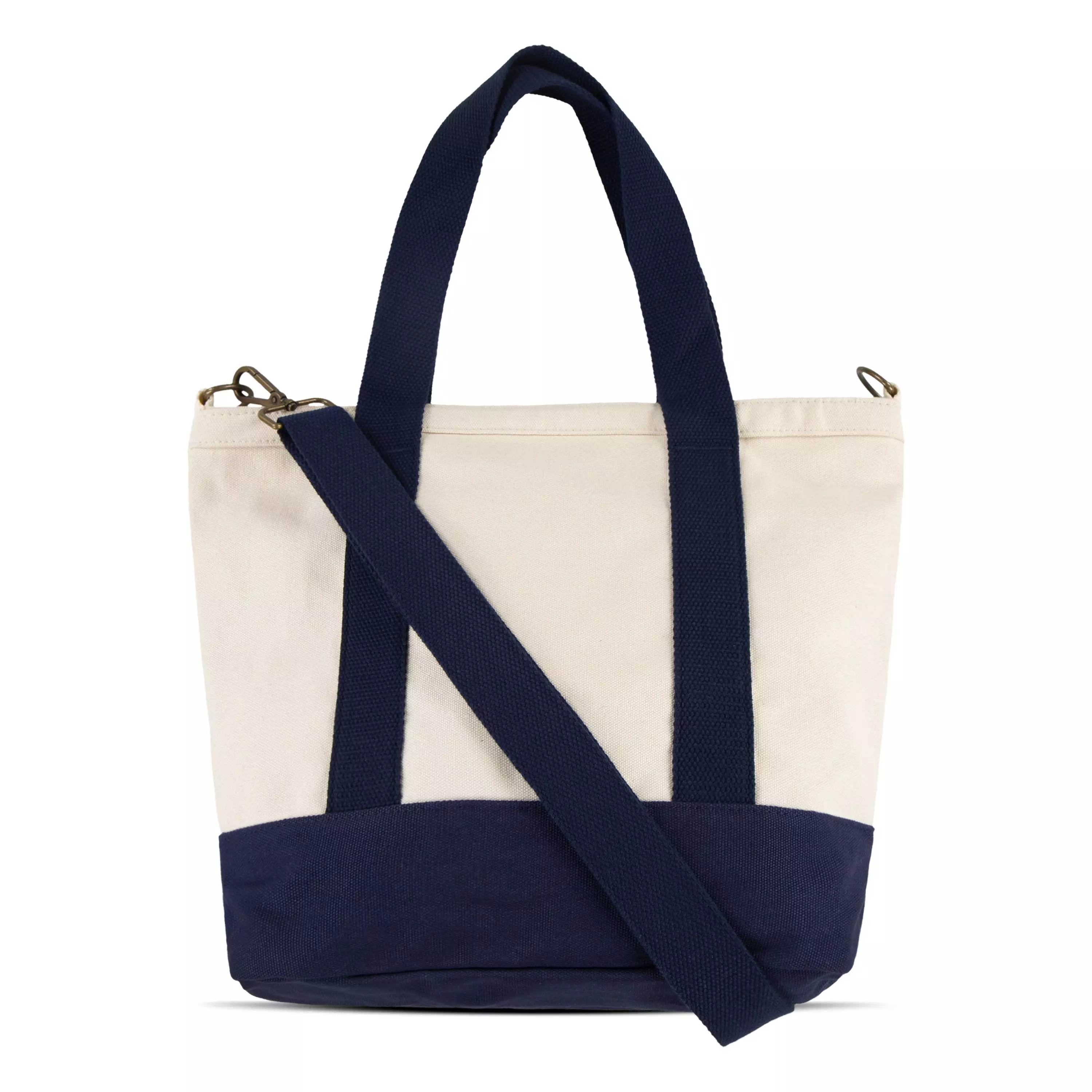 Polo Ralph Lauren Big Pony Player Tote - Beige/Navy - BEIGE/NAVY