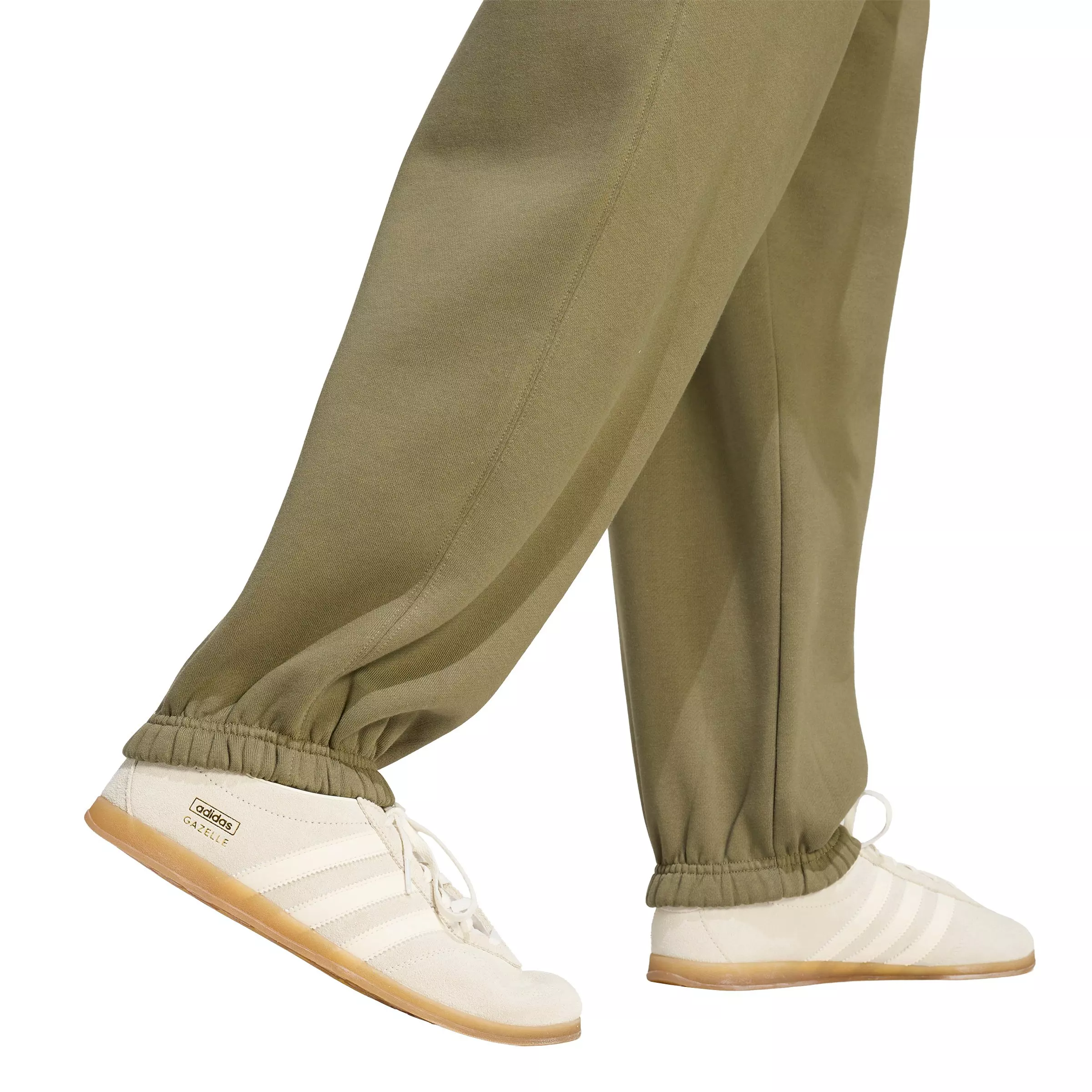 adidas Originals Women's Essentials Loose Fleece Joggers - Olive - OLIVE