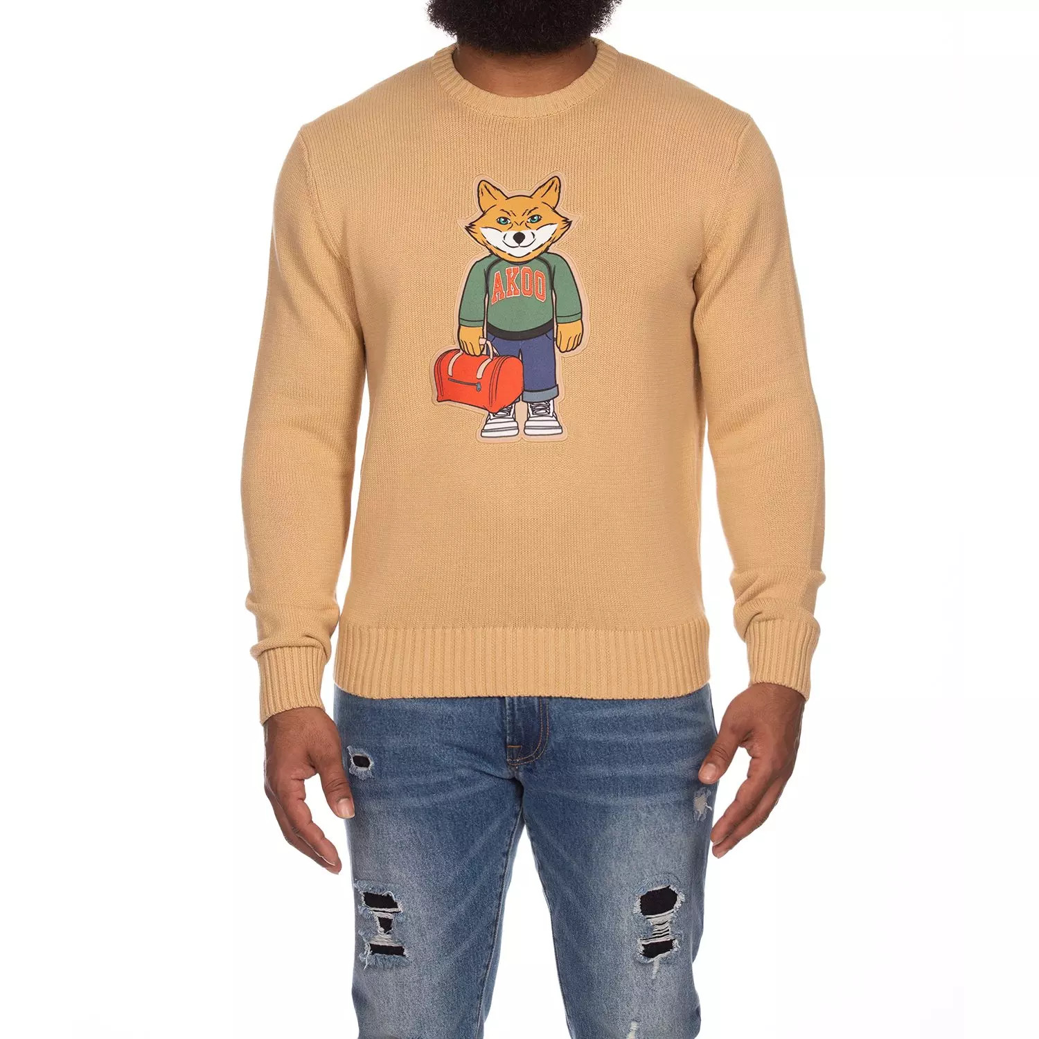 AKOO Men's Jr. Year Sweater-Tan - TAN