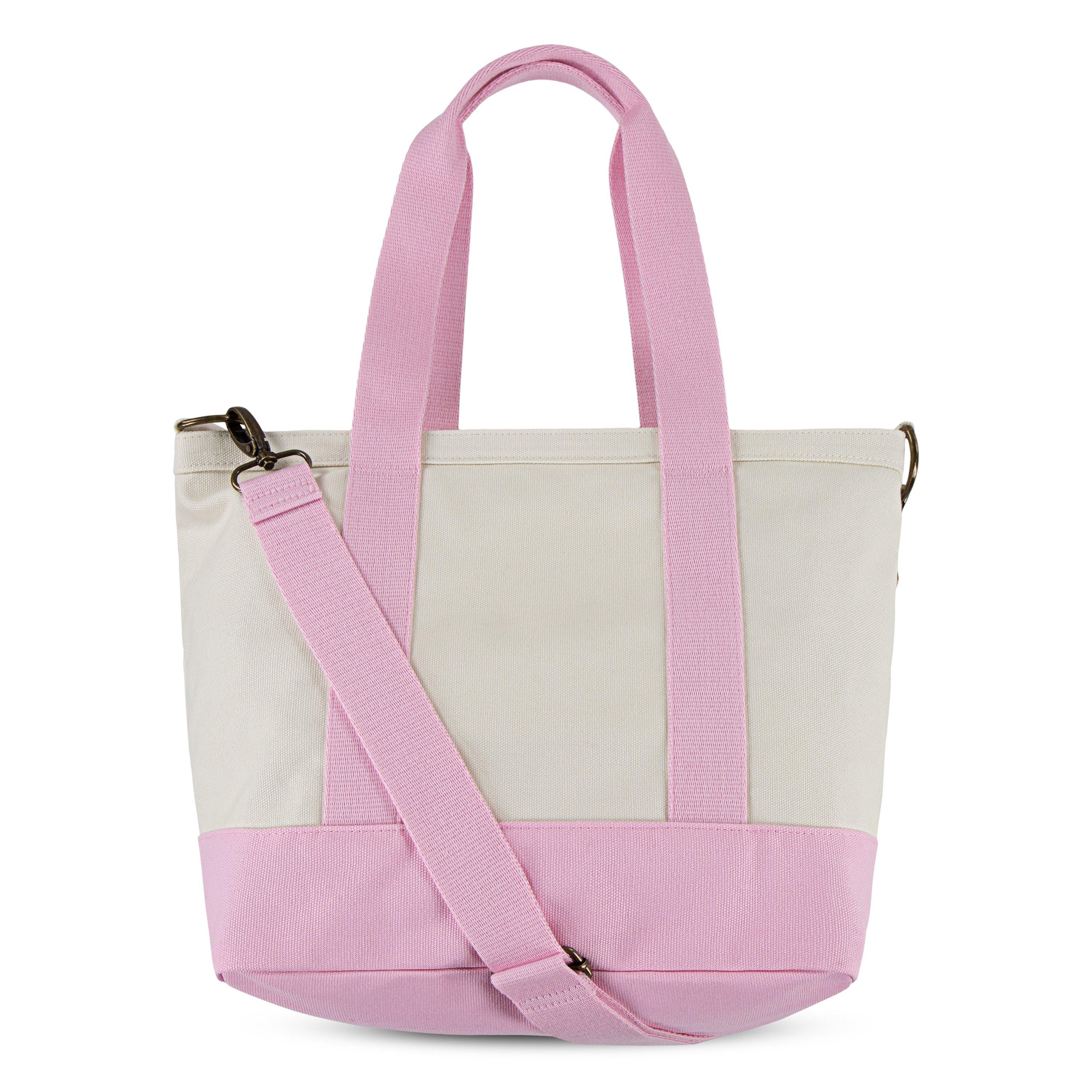 Polo Ralph Lauren Big Pony Player Tote - Beige/Pink - BEIGE/PINK Thumbnail View 2