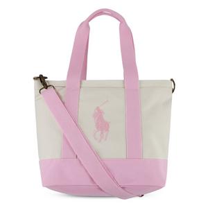 Polo Ralph Lauren Big Pony Player Tote -Beige/Pink