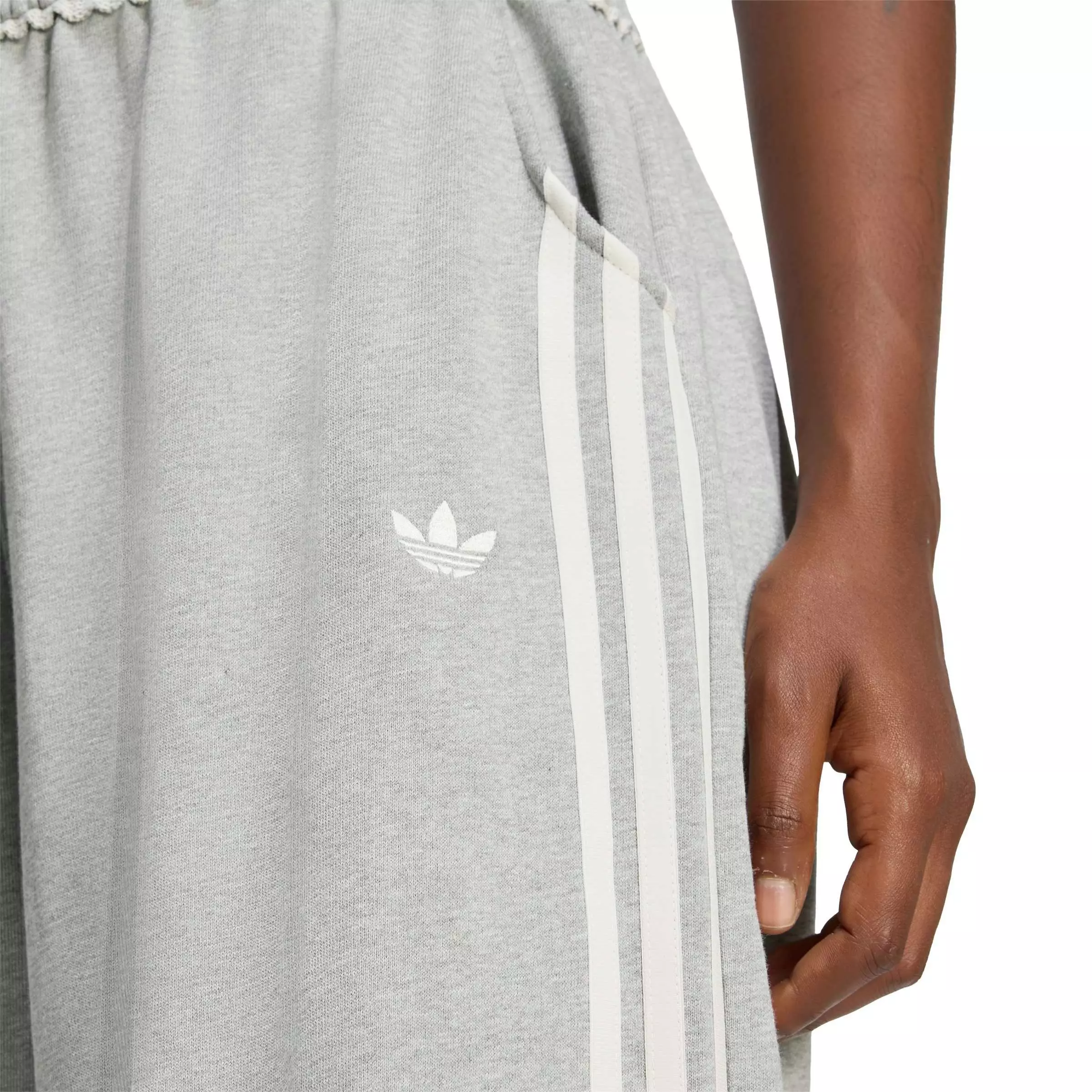 adidas Originals Women's Injection graphic Loose Sweat Joggers - Dk Grey - DK GREY