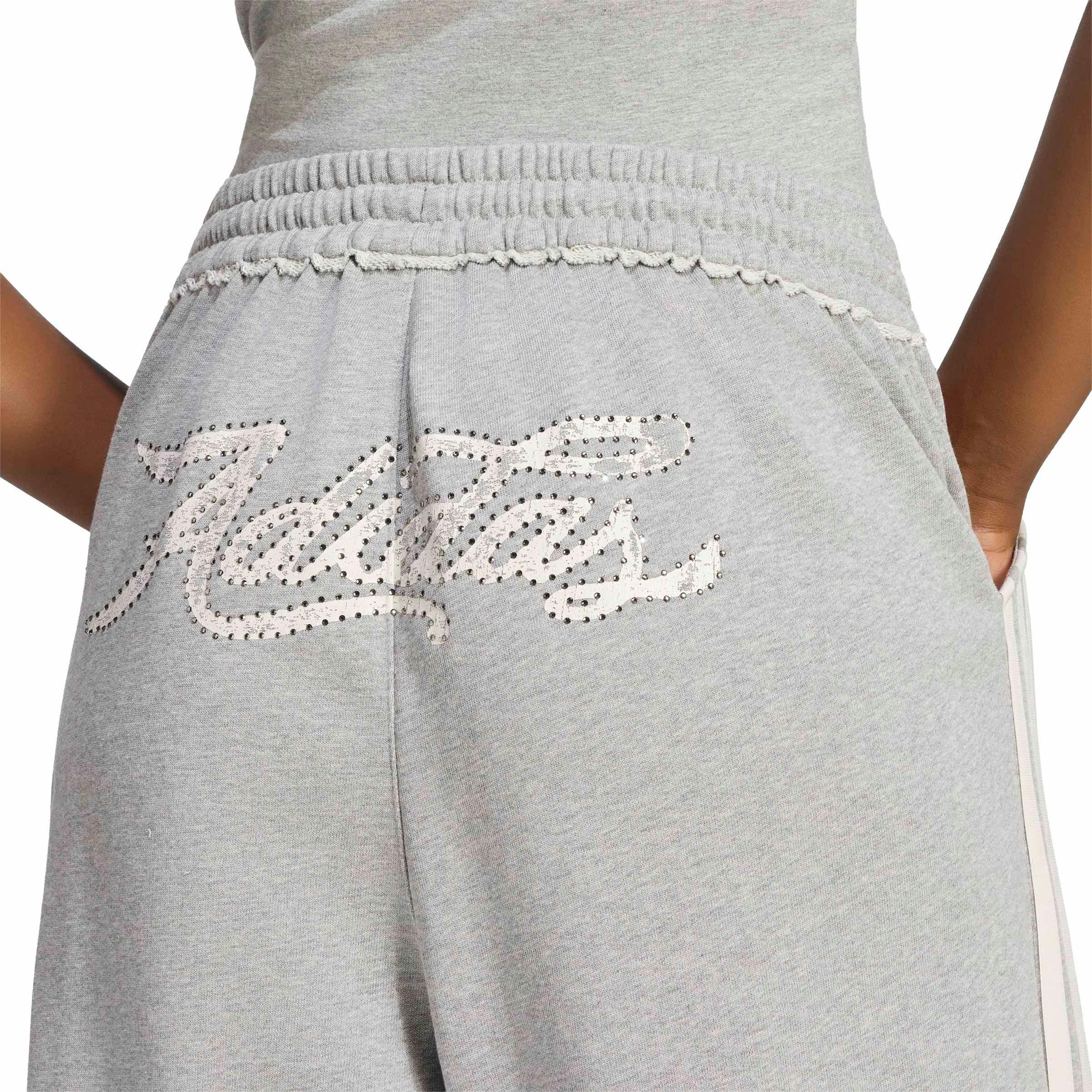 adidas Originals Women's Injection graphic Loose Sweat Joggers - Dk Grey - DK GREY