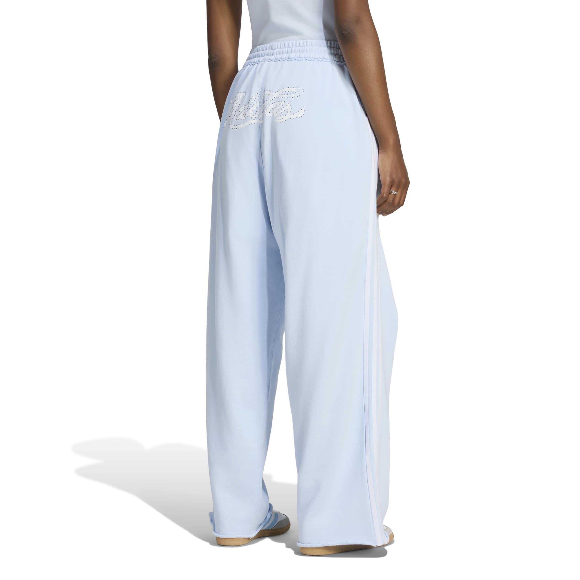 adidas Originals Women's Injection graphic Loose Sweat Joggers - Lt Blue - LT BLUE