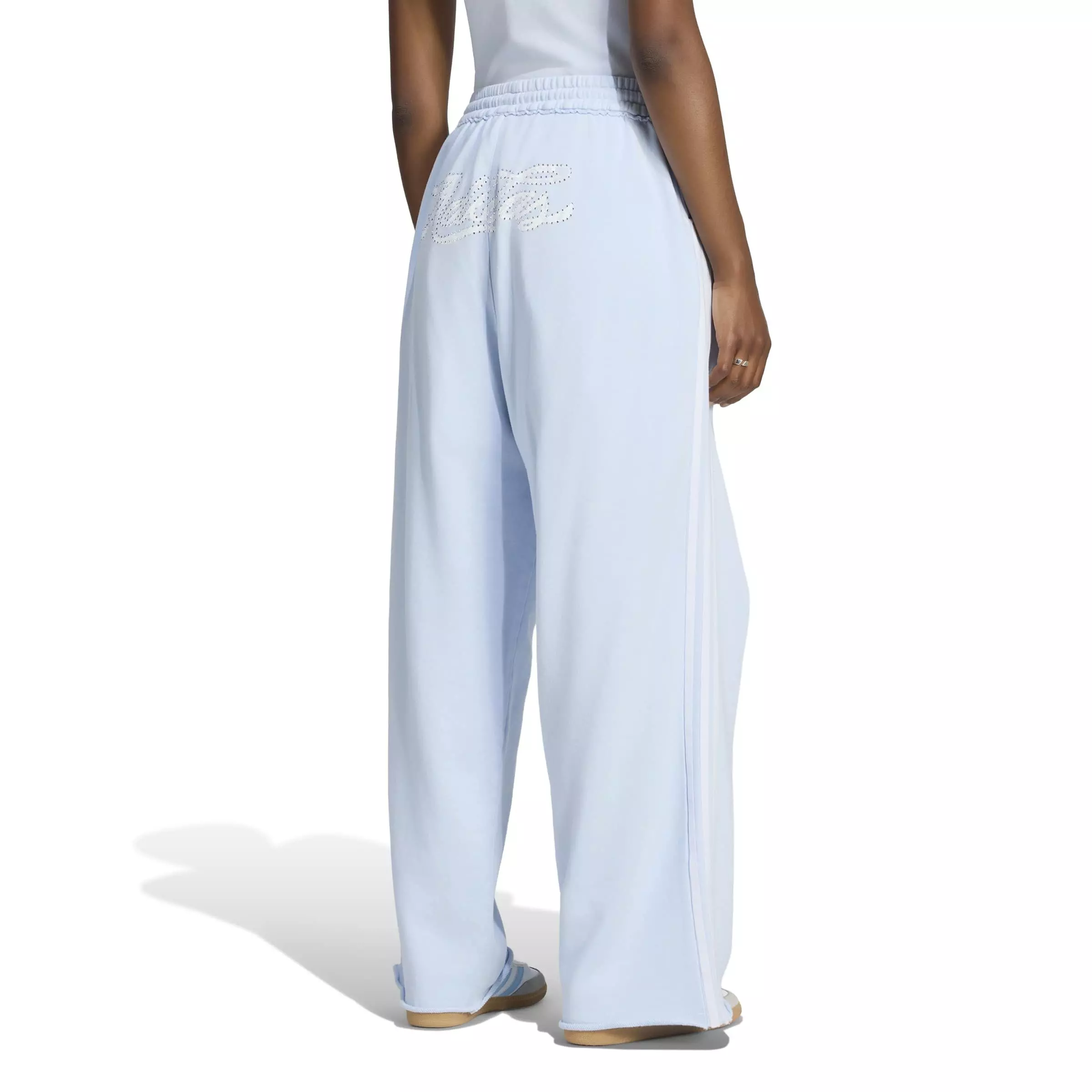 adidas Originals Women's Injection graphic Loose Sweat Joggers - Lt Blue - LT BLUE