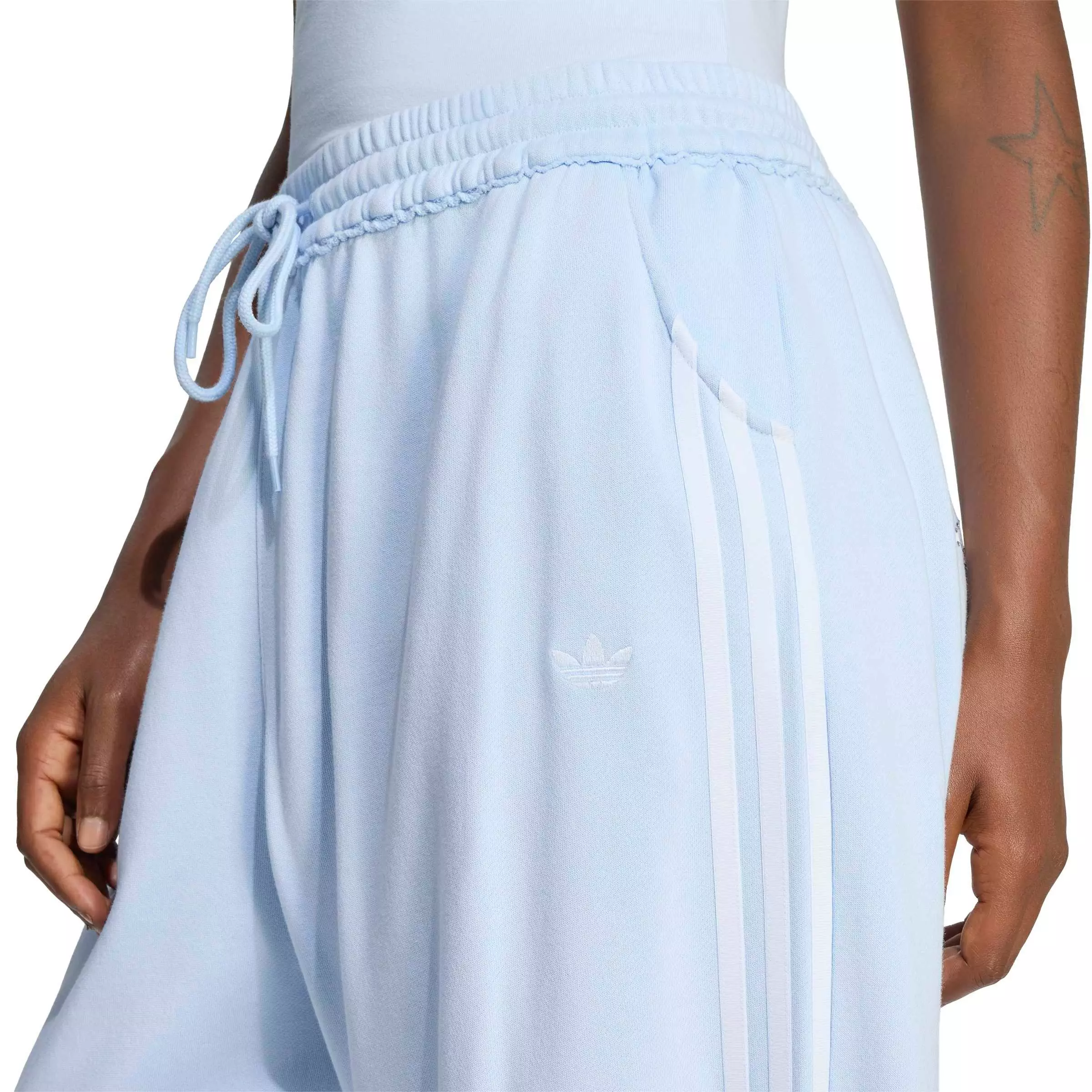 adidas Originals Women's Injection graphic Loose Sweat Joggers - Lt Blue - LT BLUE