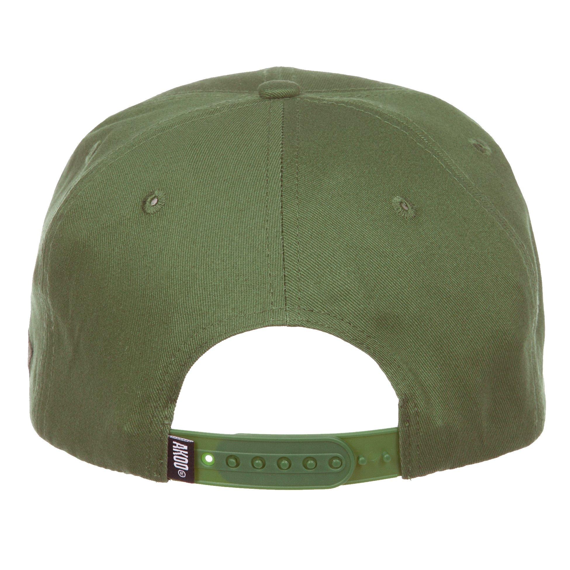 AKOO Men's Snap AKOO Snapback Hat-Green - GREEN Thumbnail View 2