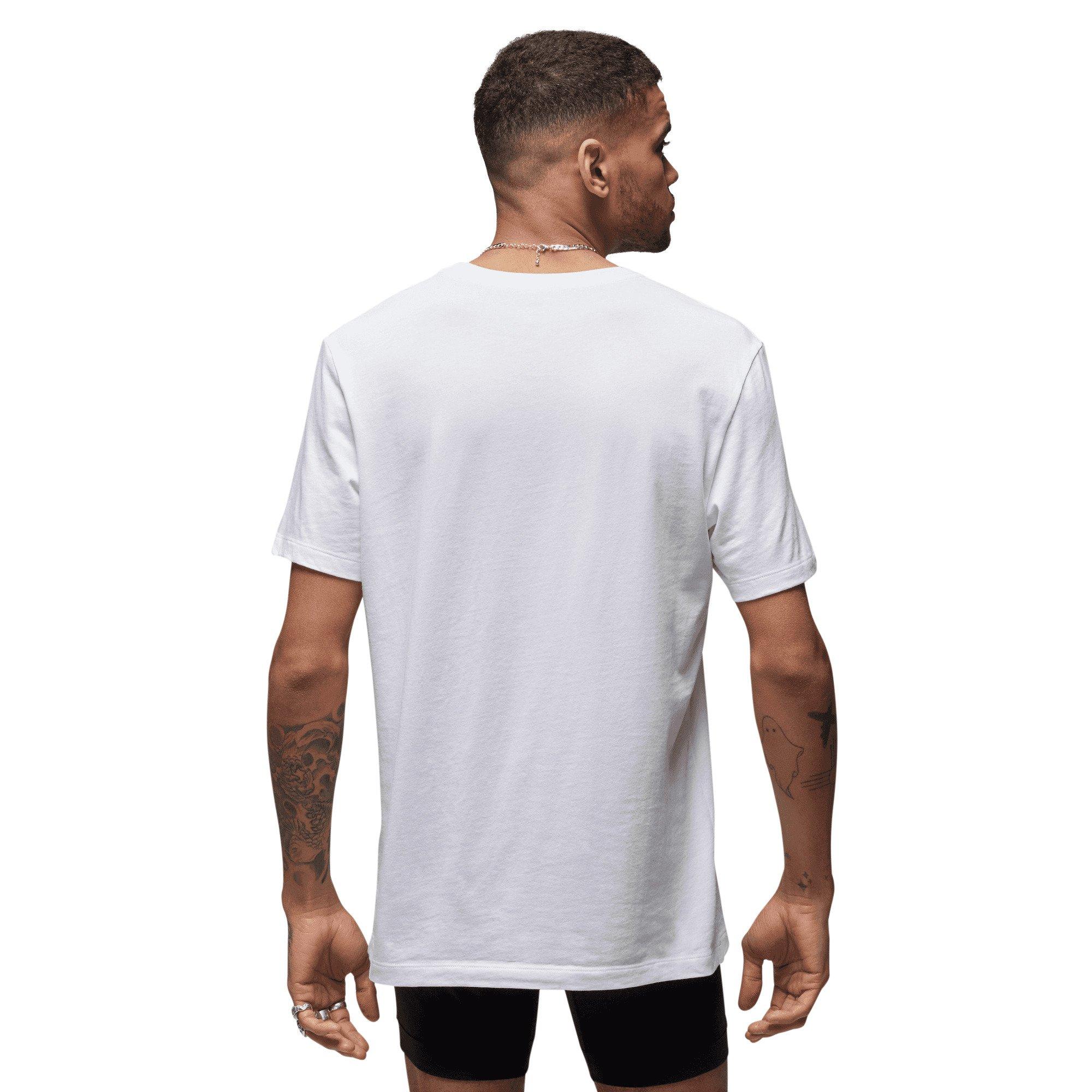 Jordan Men's Flight Base 2-Pack T-Shirts - White - WHITE Thumbnail View 2