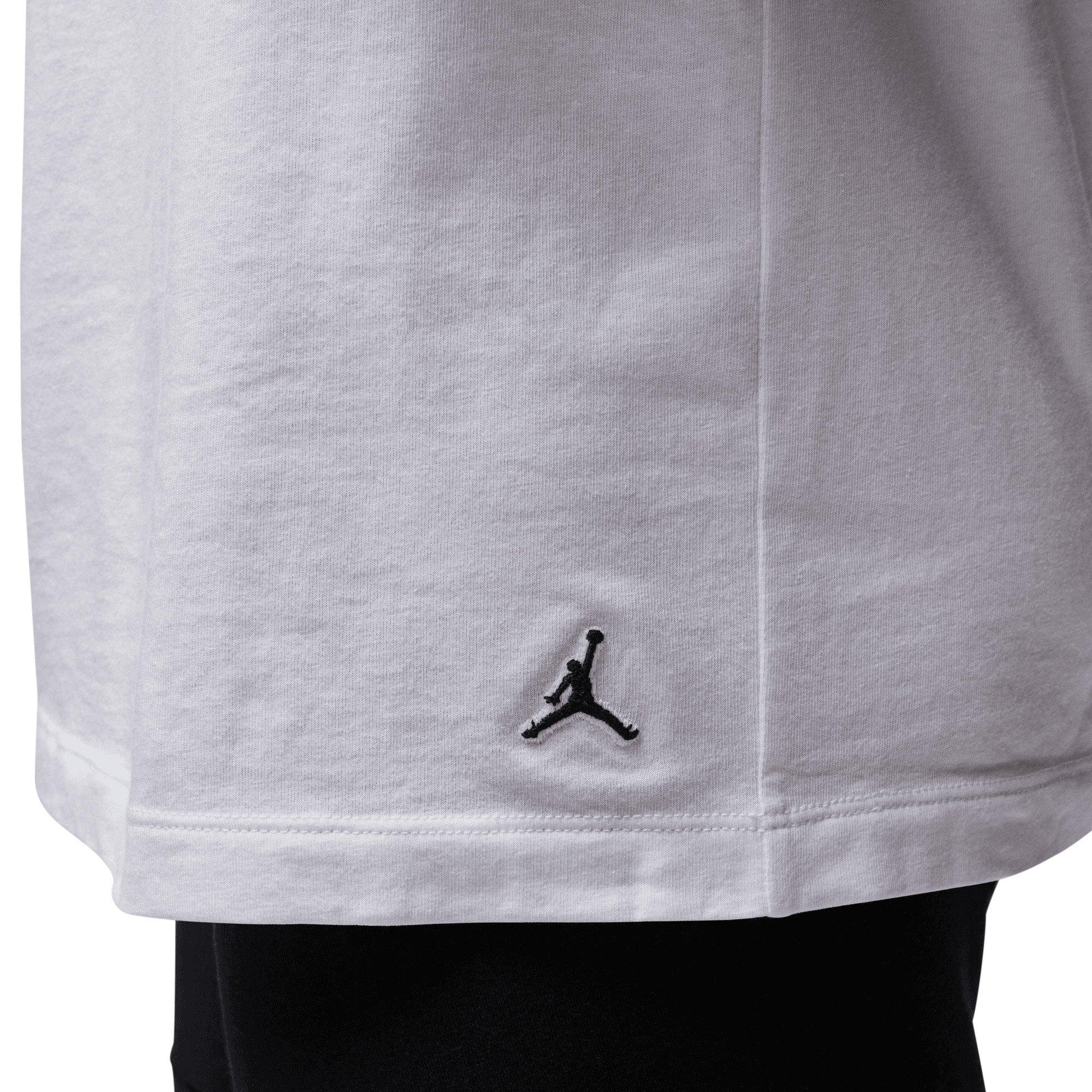 Jordan Men's Flight Base 2-Pack T-Shirts -White - WHITE Thumbnail View 4