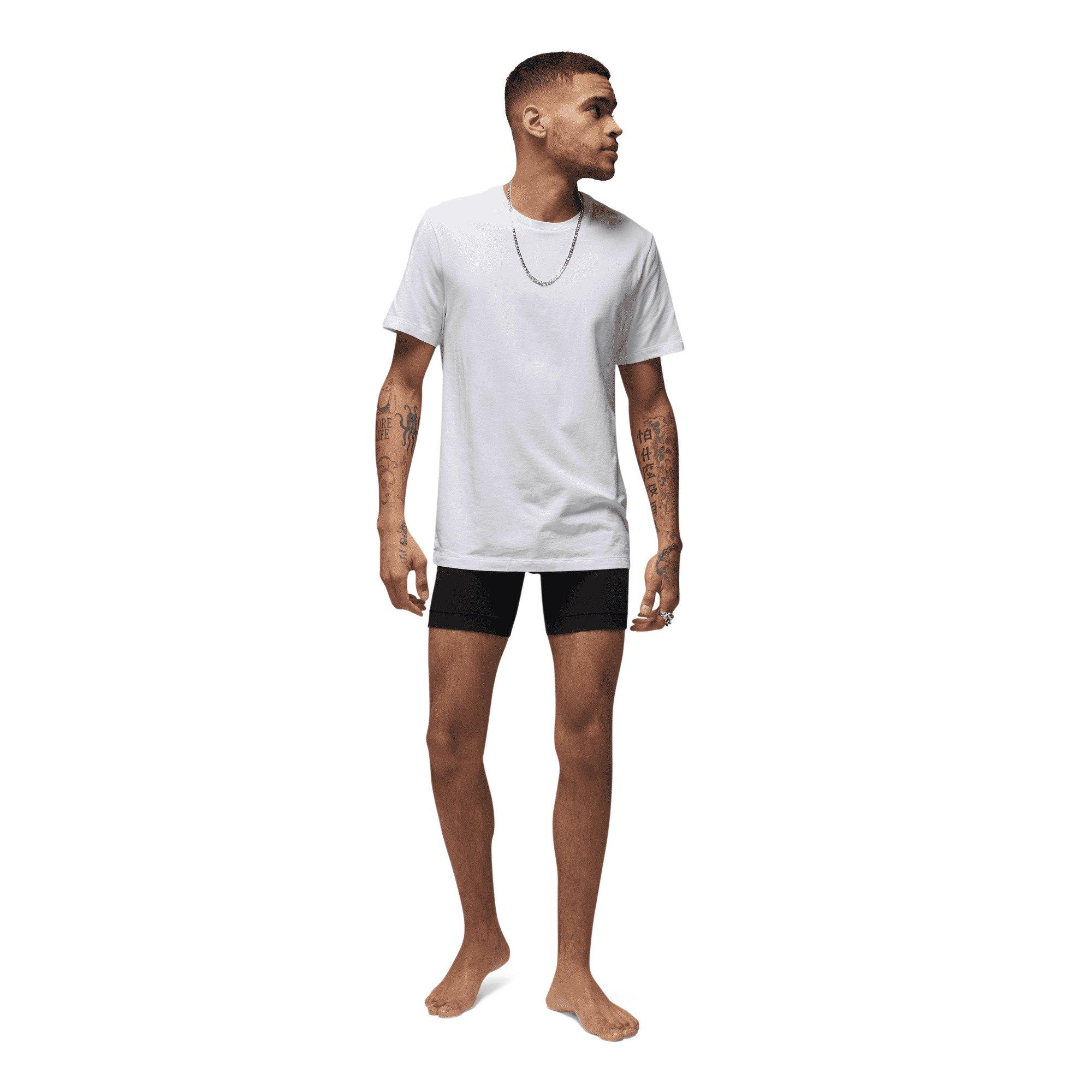 Jordan Men's Flight Base 2-Pack T-Shirts -White - WHITE Thumbnail View 5