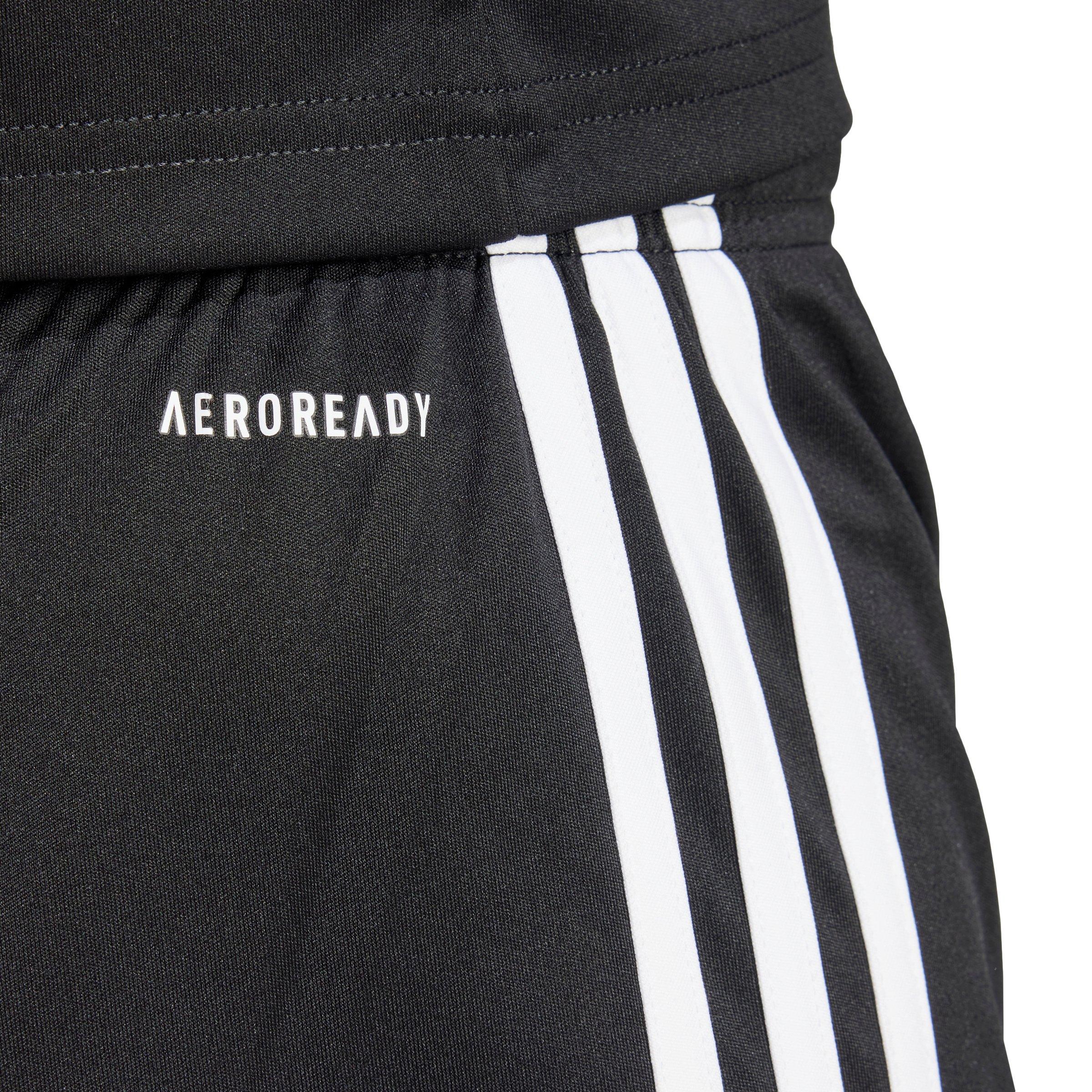 adidas Women's Soccer Squadra 25 Short-Length Shorts - Black/White - BLACK/WHITE