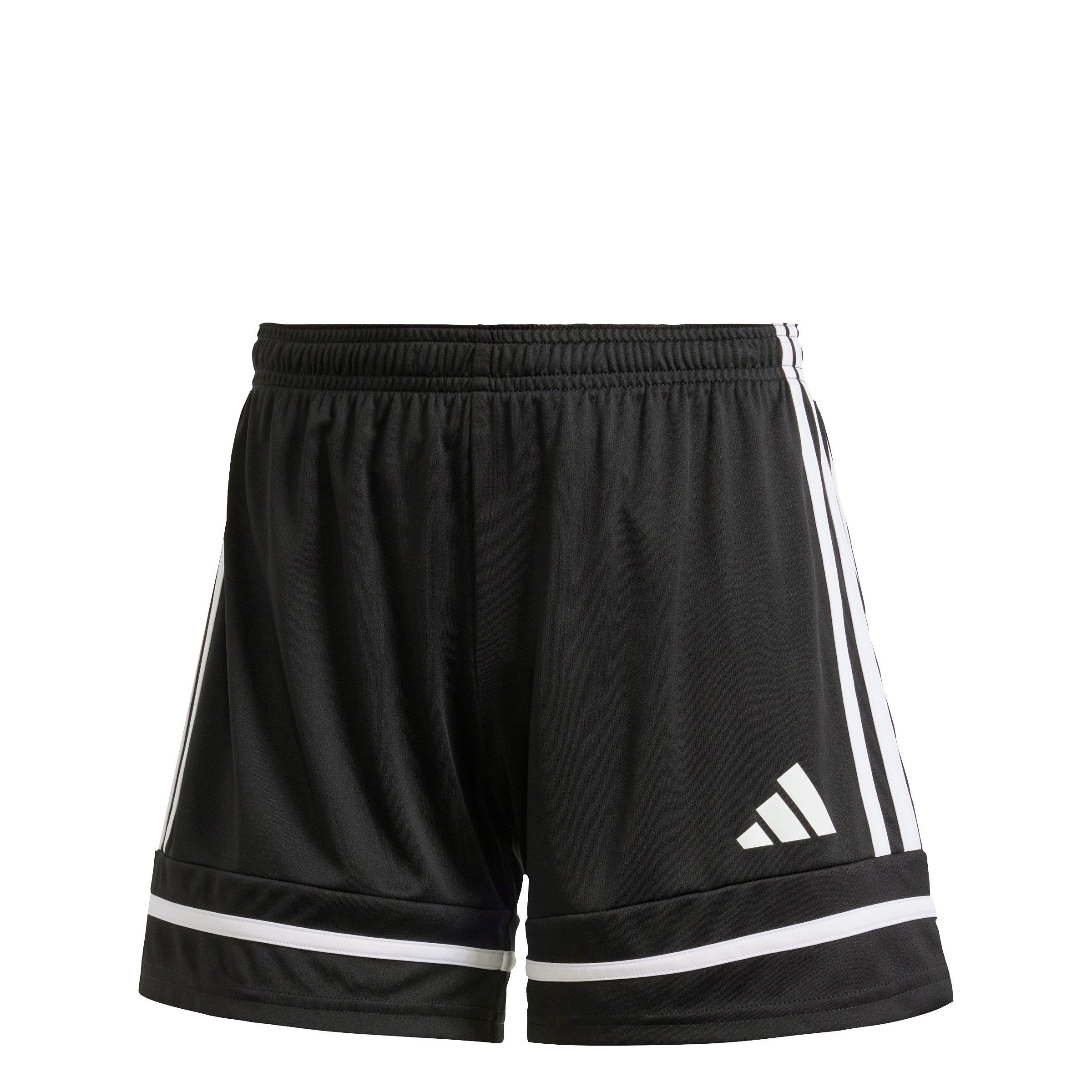 adidas Women's Soccer Squadra 25 Short-Length Shorts - Black/White - BLACK/WHITE