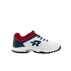 RIP-IT Ringor Spirit V Turf "White/Navy/Red" Women's Softball Cleat